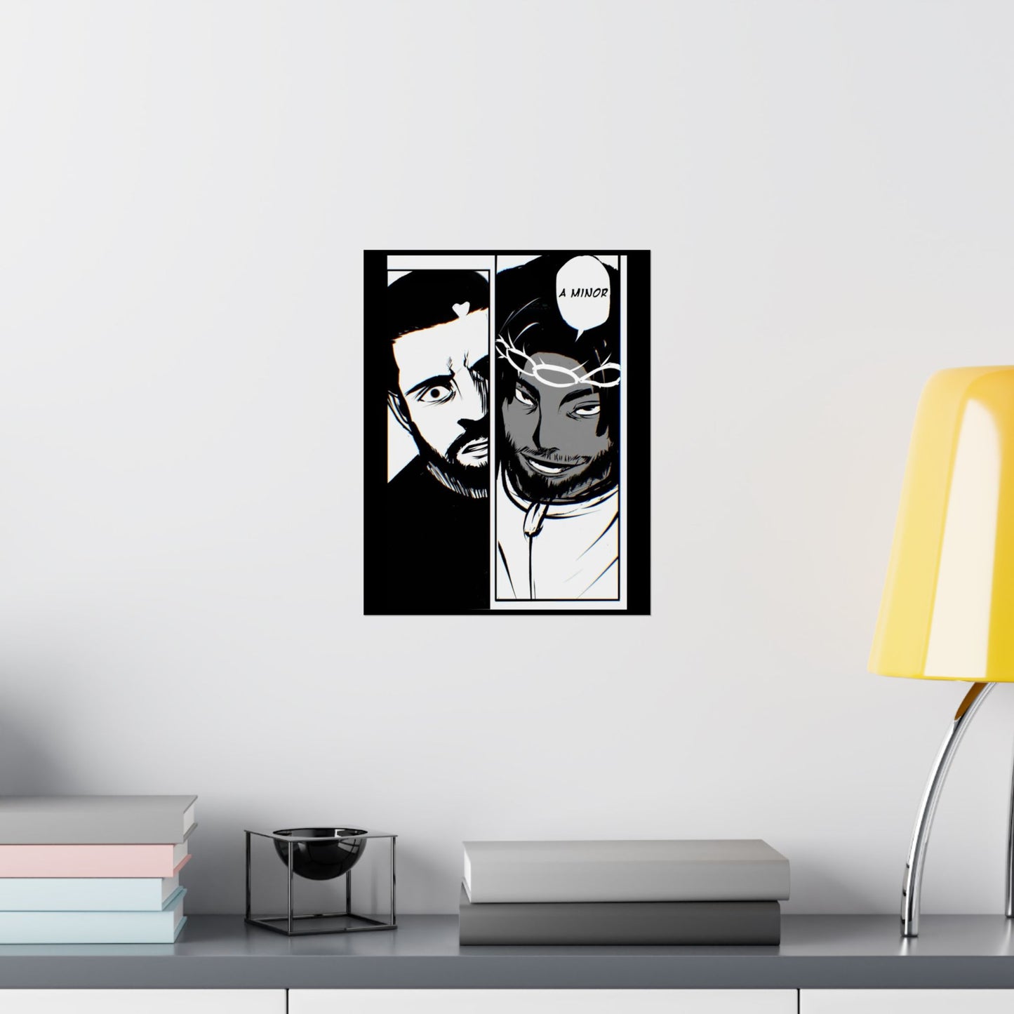 Kendrick Lamar Vs Drake Anime Battle - Matte Posters