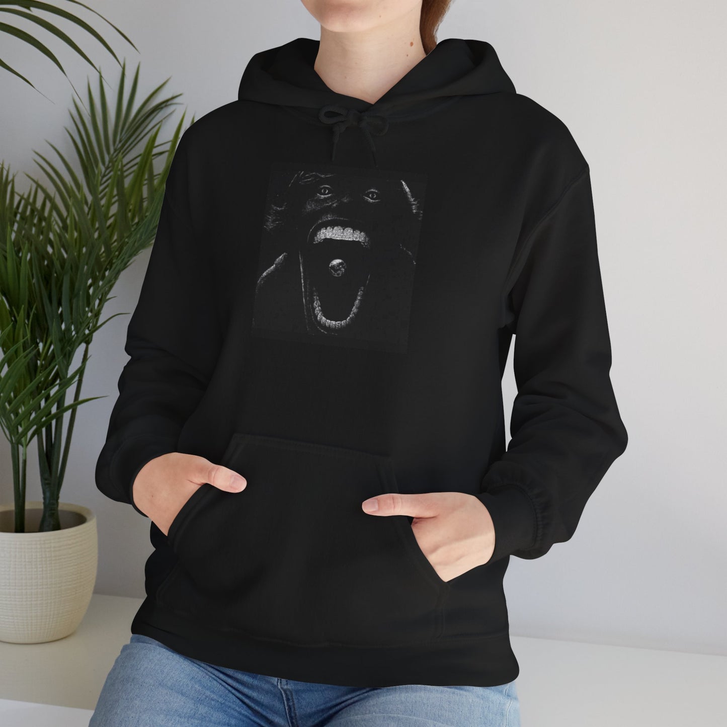 67 Meme Monster Hoodie — Scary Pullover for Meme Fans & Horror Lovers - Creepy