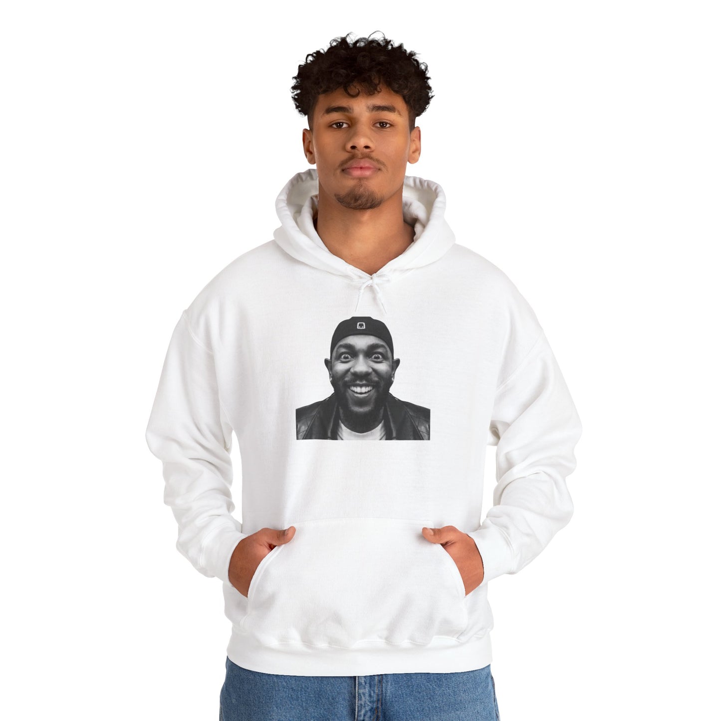 Kendrick Lamar Meme Face Mustard - Hooded Sweatshirt