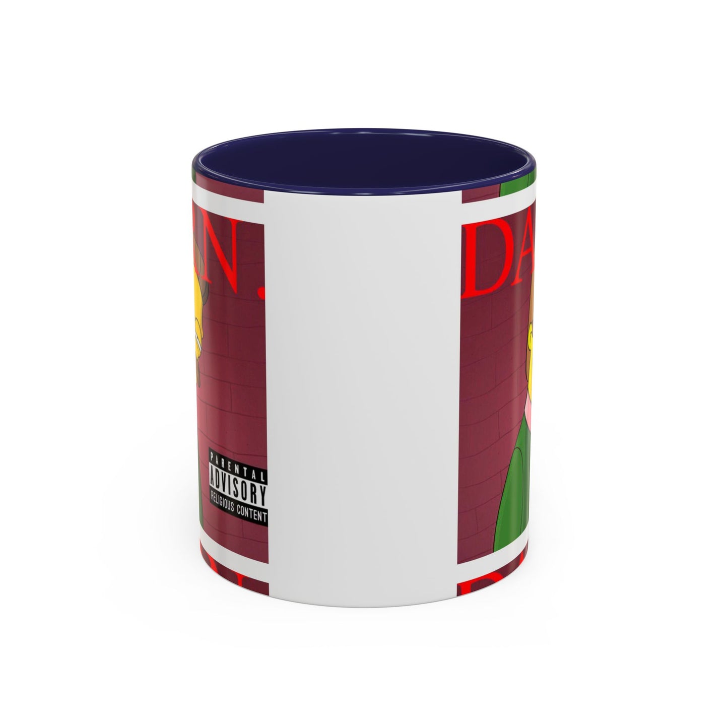 Kendrick Lamar x Simpsons "DARN" Ned Flanders Mashup Mug – Funny Hip Hop Accent Coffee Cup – 11oz & 15oz