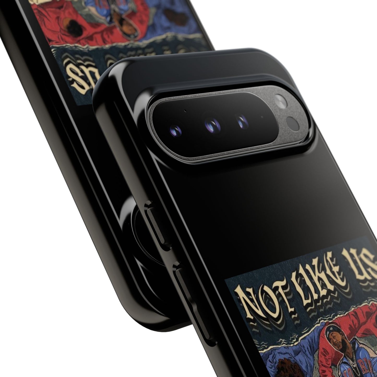 Kendrick Lamar "Not Like Us" Comic Book Cover Tough Phone Case – Hip Hop Art, Shockproof Dual-Layer Protection