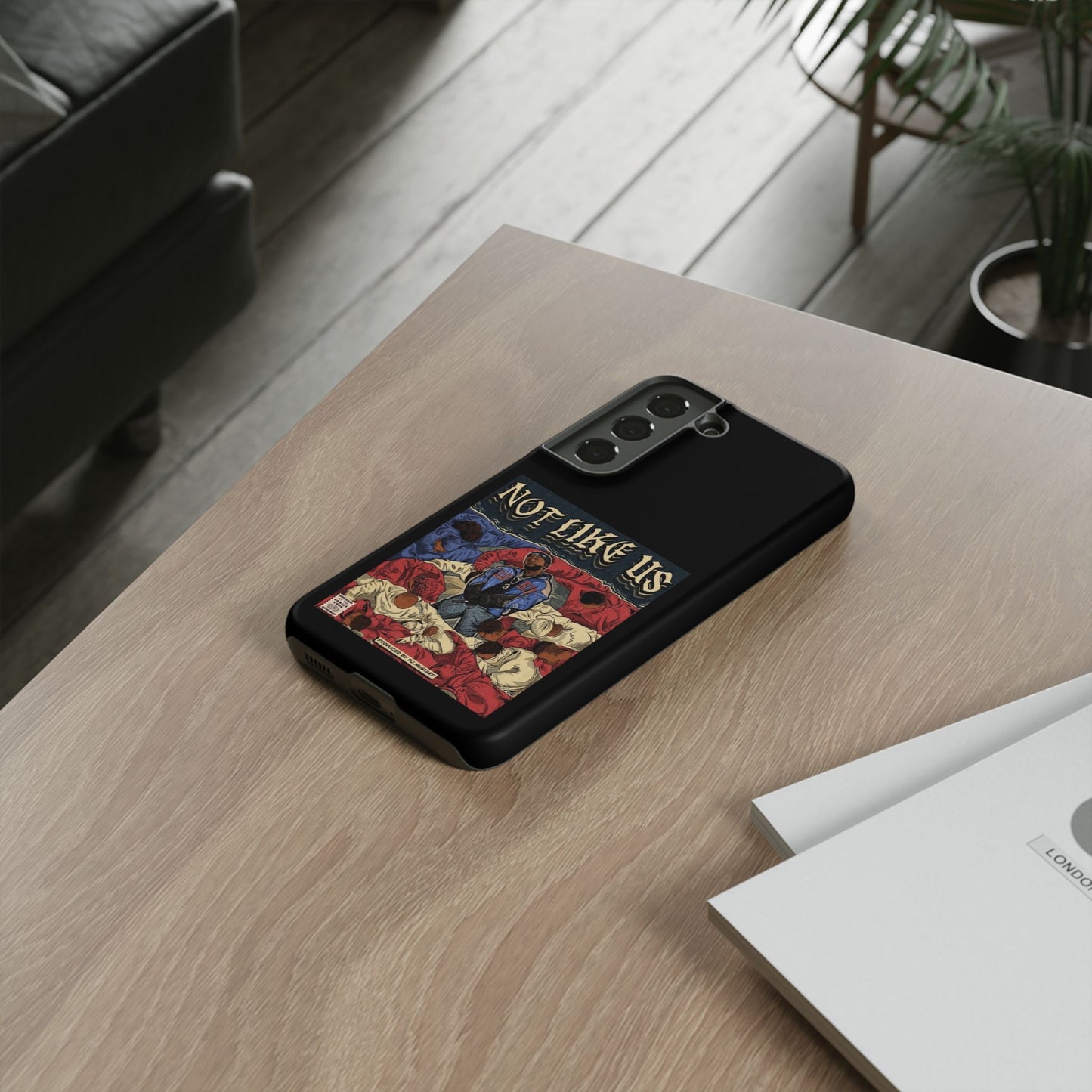 Kendrick Lamar "Not Like Us" Comic Book Cover Tough Phone Case – Hip Hop Art, Shockproof Dual-Layer Protection