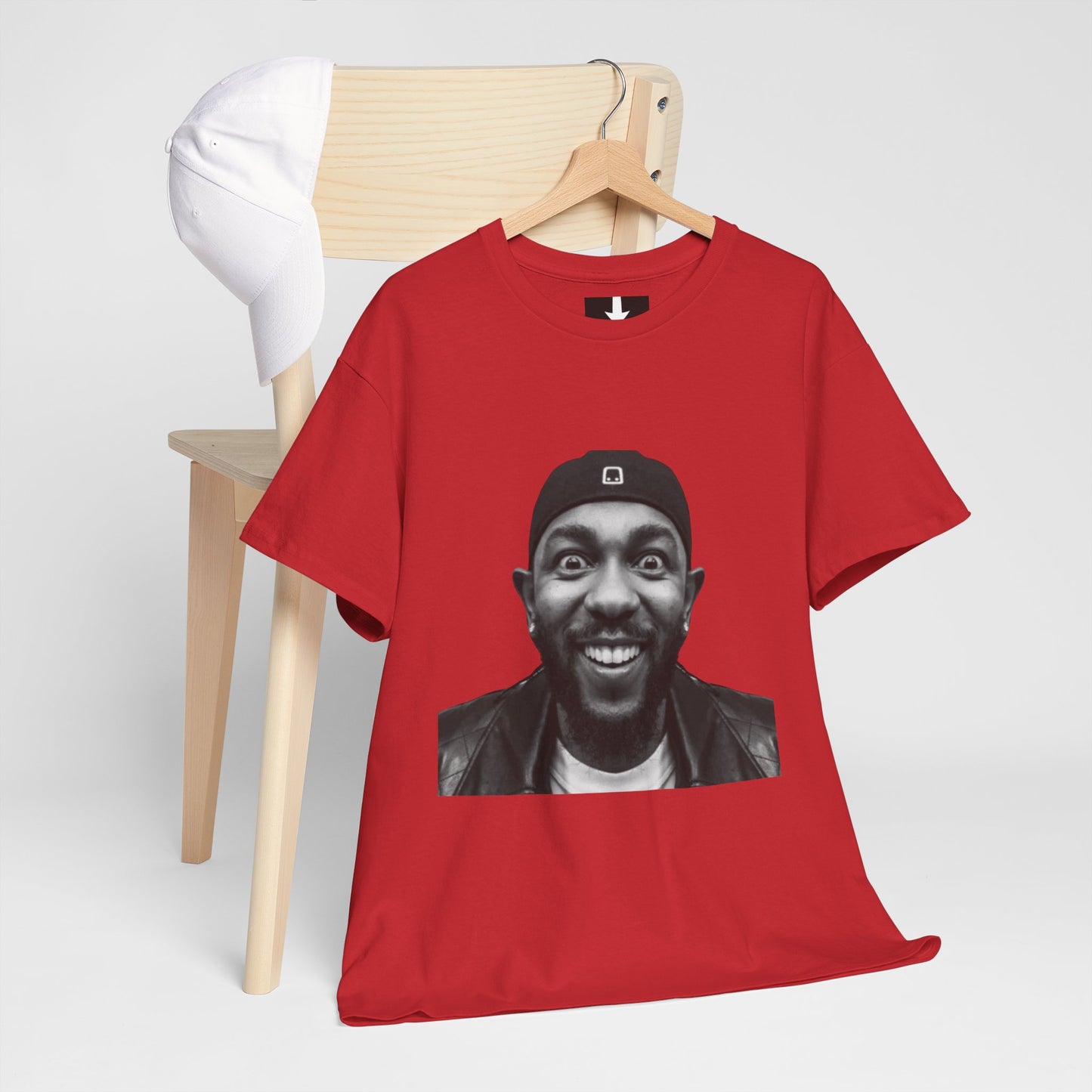 Kendrick Lamar Meme Face Mustard - T-Shirt/Unisex Heavy Cotton Shirt