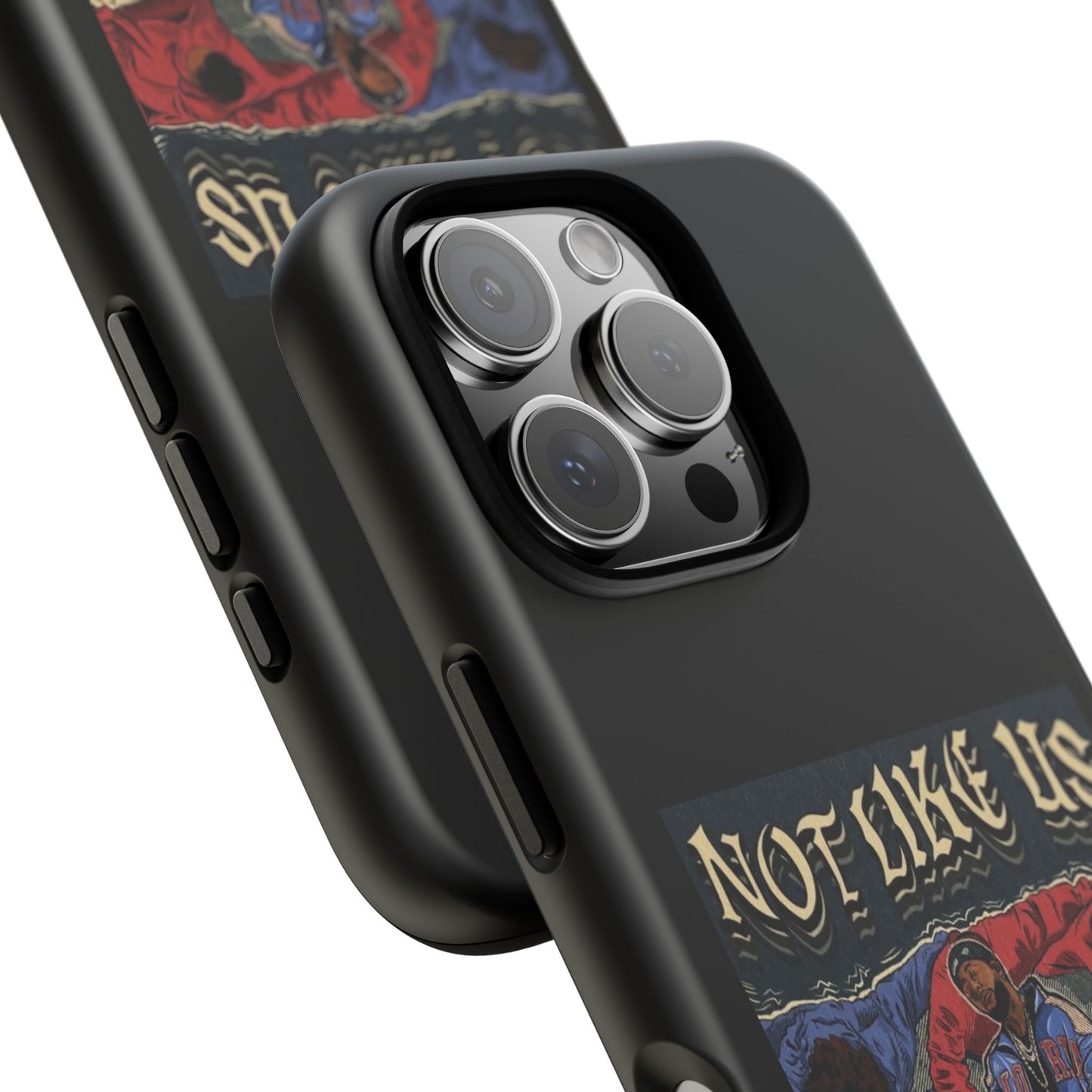 Kendrick Lamar "Not Like Us" Comic Book Cover Tough Phone Case – Hip Hop Art, Shockproof Dual-Layer Protection