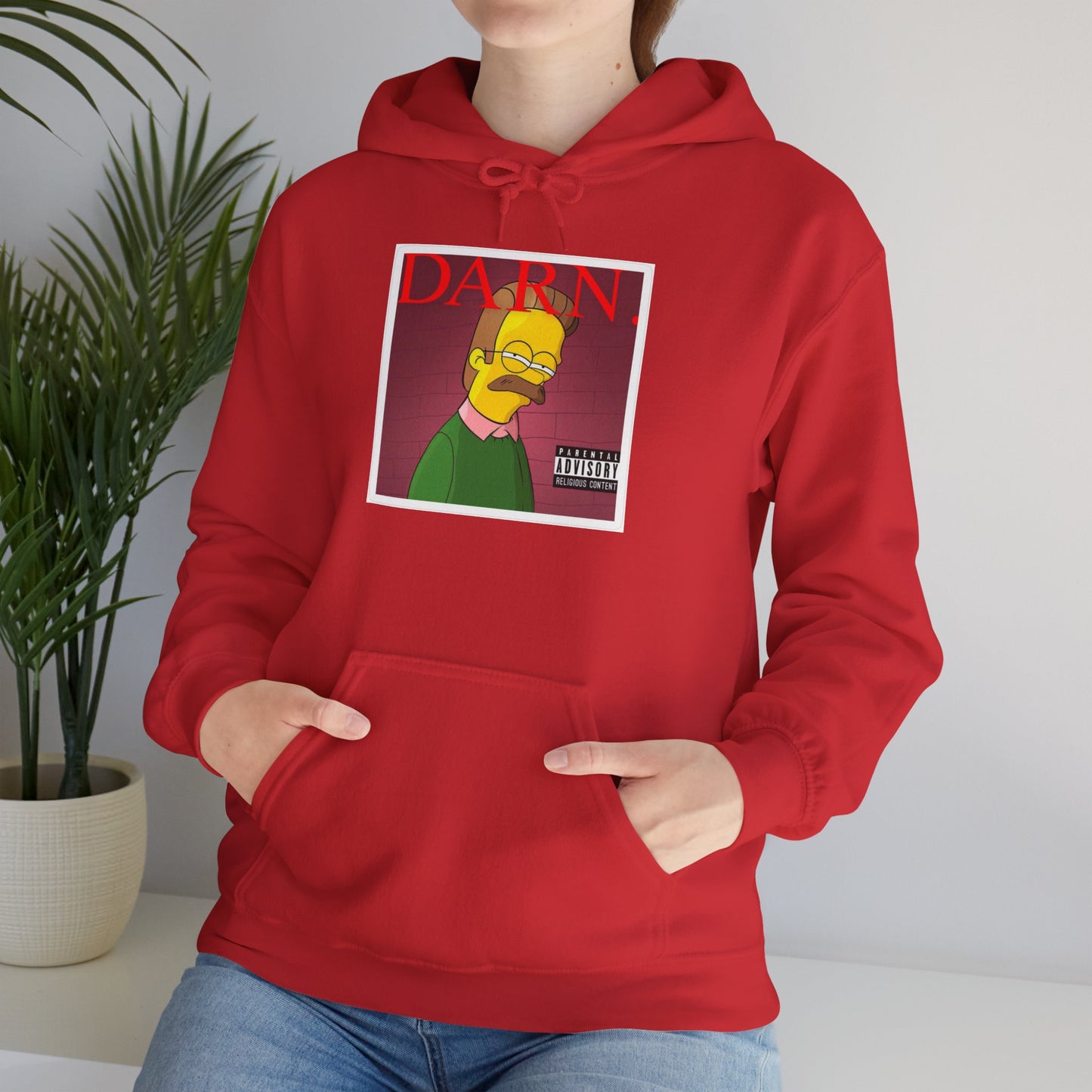 Kendrick Lamar X Simpsons "DARN" Ned Flanders Mashup Hoodie – Funny Rap Streetwear