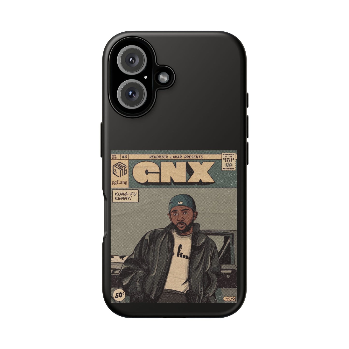 Kendrick Lamar "GNX" Comic Book Phone Case – Tough Shockproof Cover for iPhone, Samsung, & More
