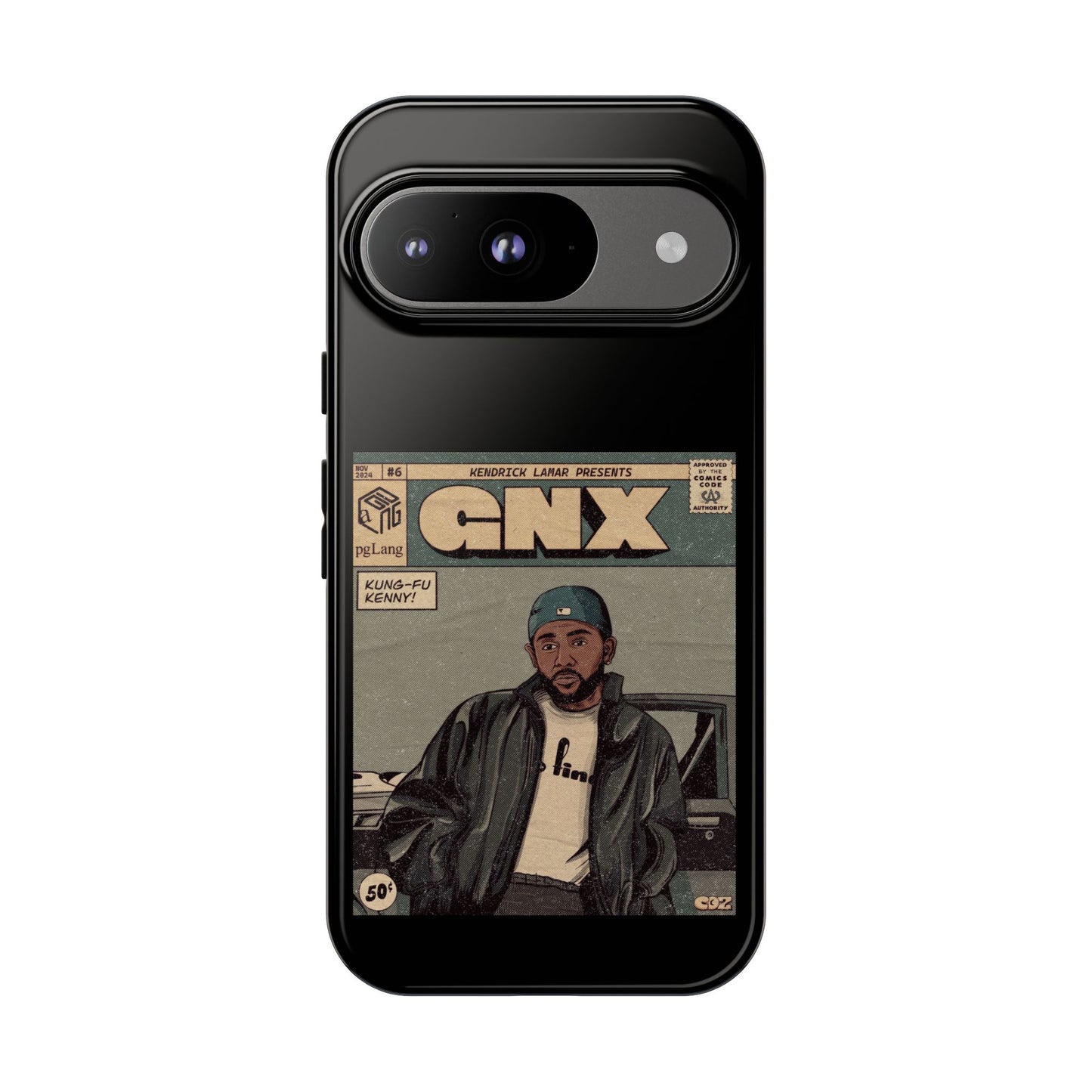 Kendrick Lamar "GNX" Comic Book Phone Case – Tough Shockproof Cover for iPhone, Samsung, & More
