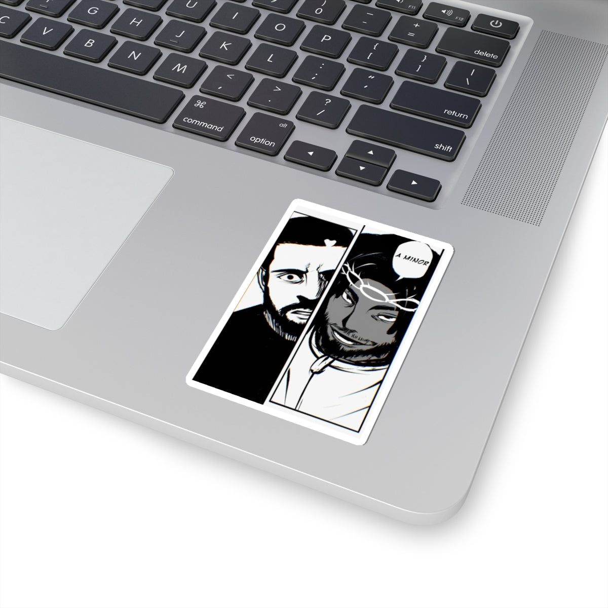 Kendrick Lamar vs Drake Anime Battle - Sticker Kiss-Cut