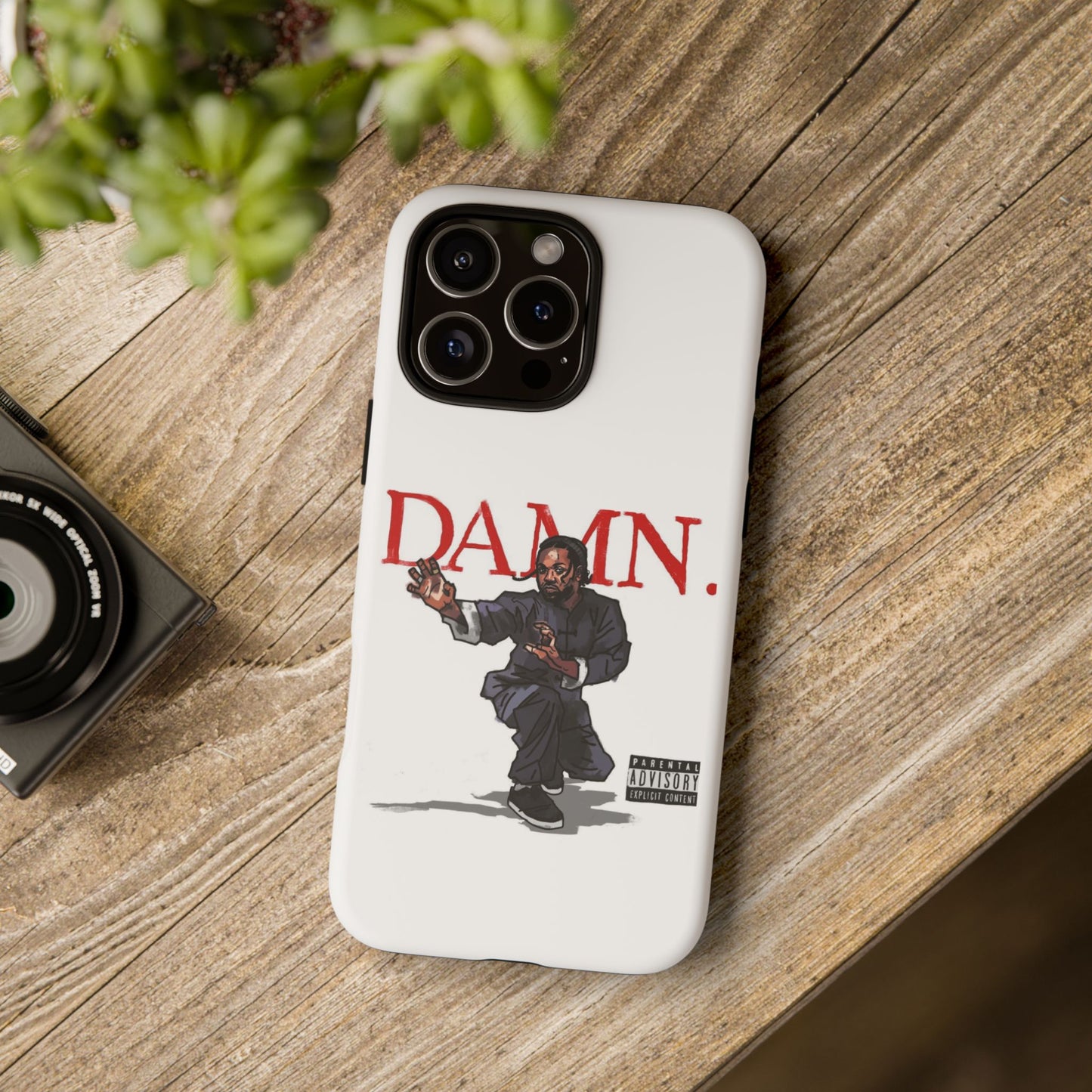 Kendrick Lamar “Kung Fu Kenny” DAMN Album Tough Phone Case – Shockproof Dual Layer Cover
