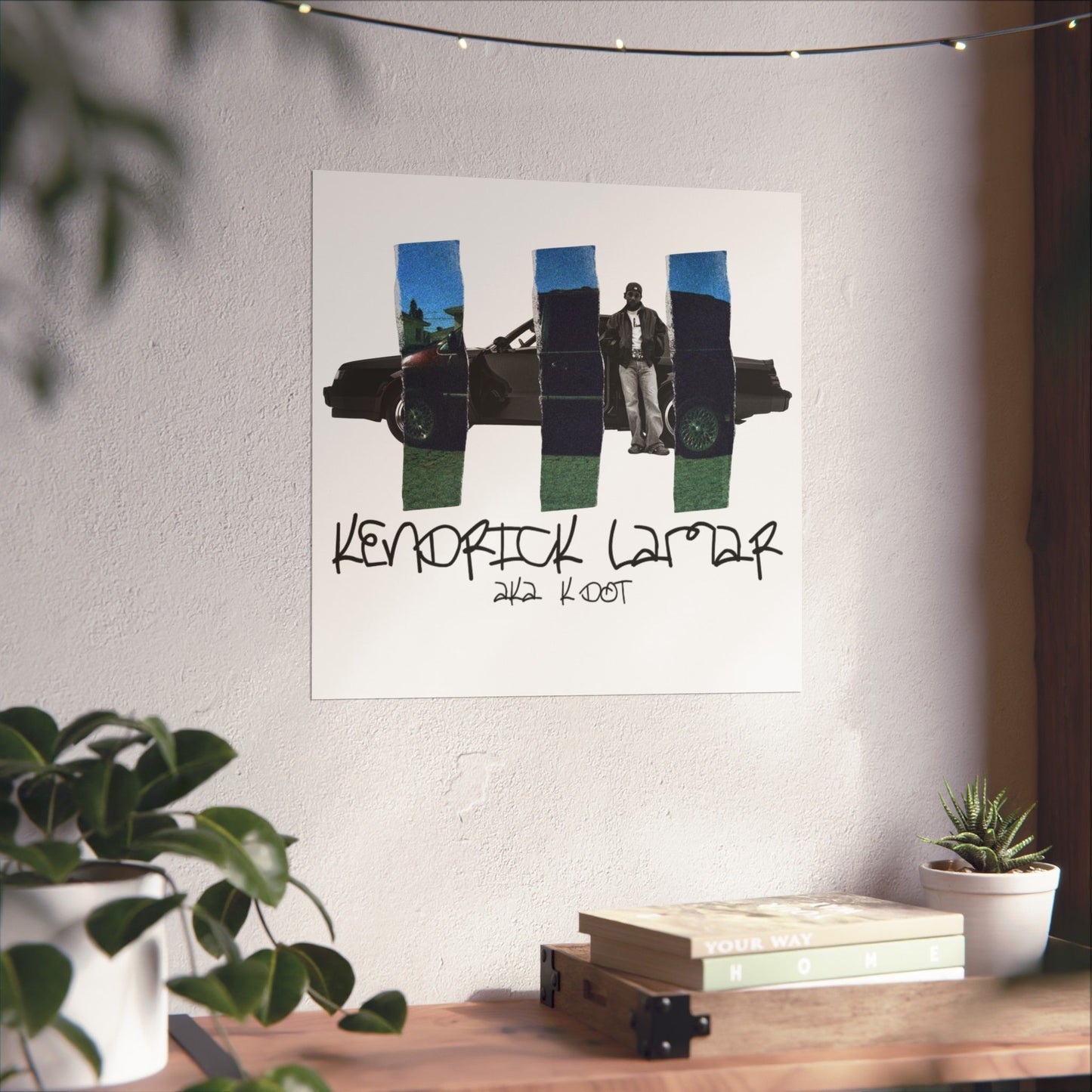 Kendrick Lamar GNX + Good Kid, m.A.A.d City Mashup Poster, Matte – Rap Wall Art, Hip-Hop Home Decor, Urban Music Print, Gift for Fan