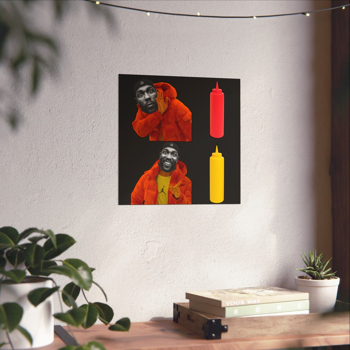 Kendrick Lamar MUSTARD Drake Meme - Matte Posters, Vibrant