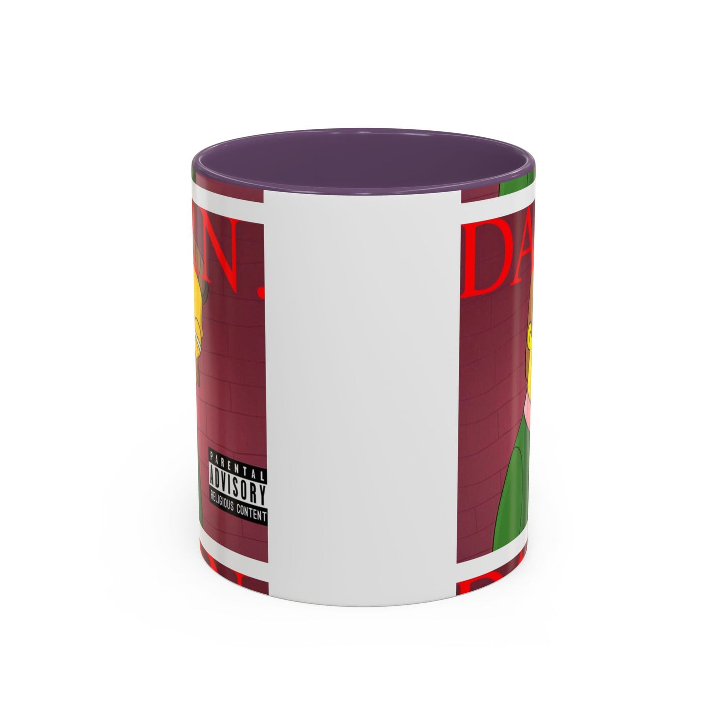 Kendrick Lamar x Simpsons "DARN" Ned Flanders Mashup Mug – Funny Hip Hop Accent Coffee Cup – 11oz & 15oz