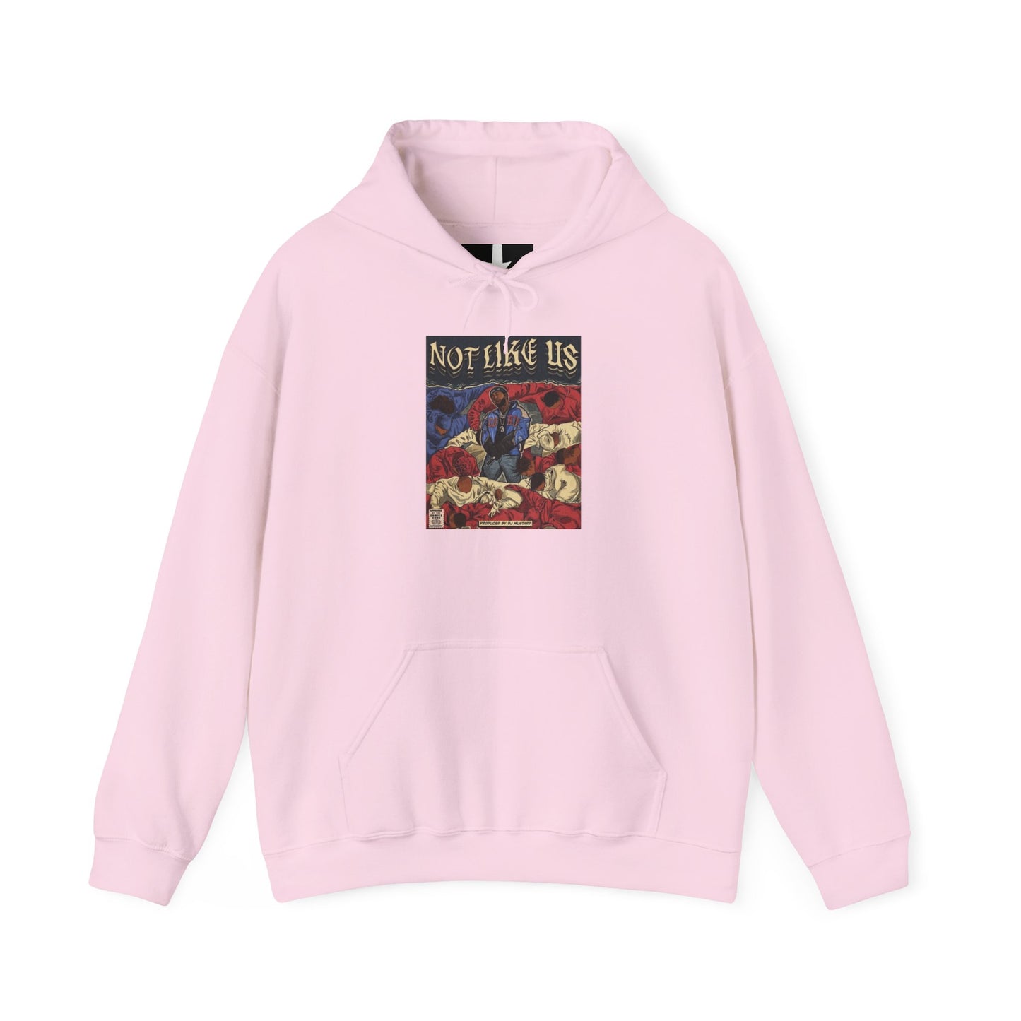Kendrick Lamar "Not Like Us" Comic Book Hoodie – Hip Hop Fan Art Sweatshirt, Unisex Streetwear Gift