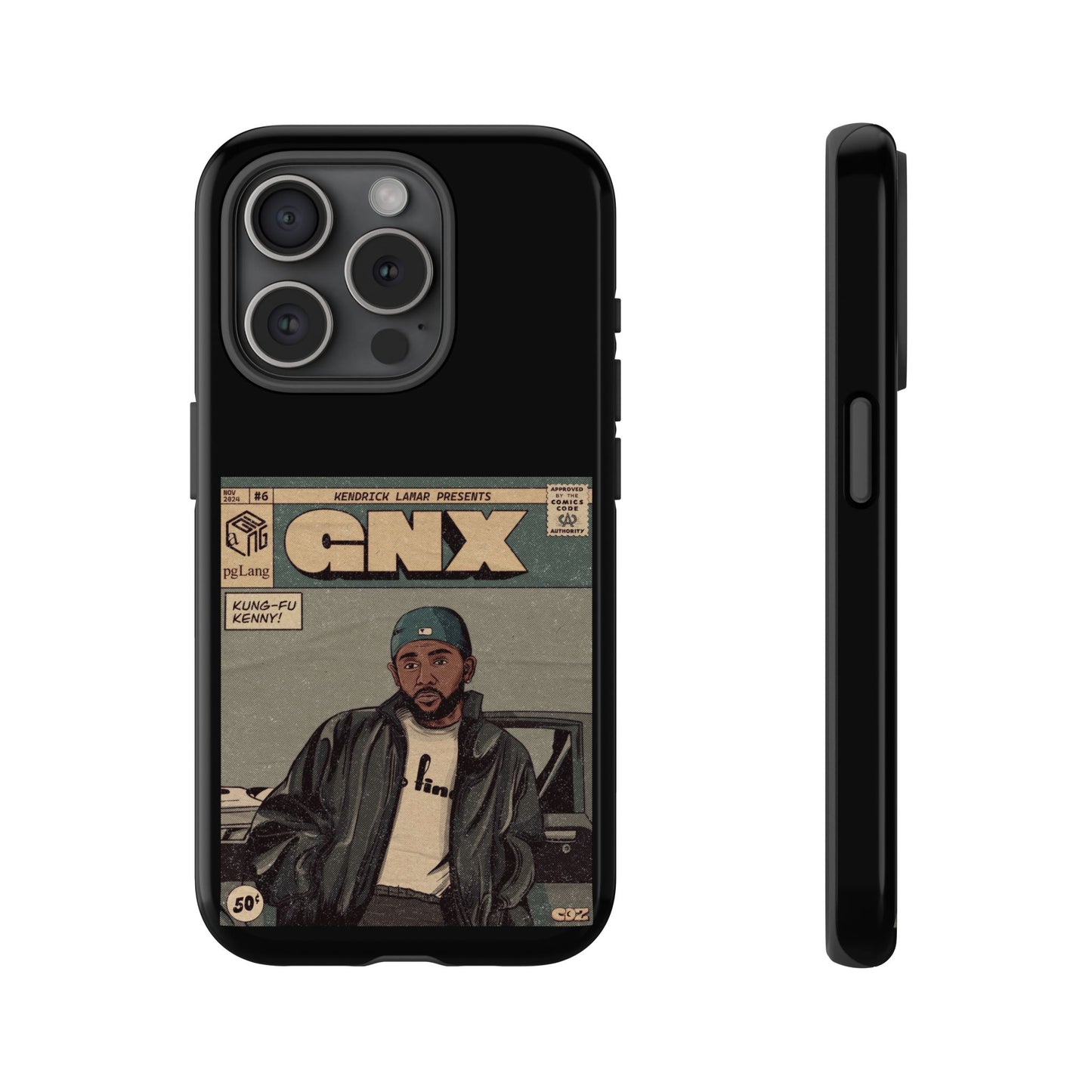 Kendrick Lamar "GNX" Comic Book Phone Case – Tough Shockproof Cover for iPhone, Samsung, & More