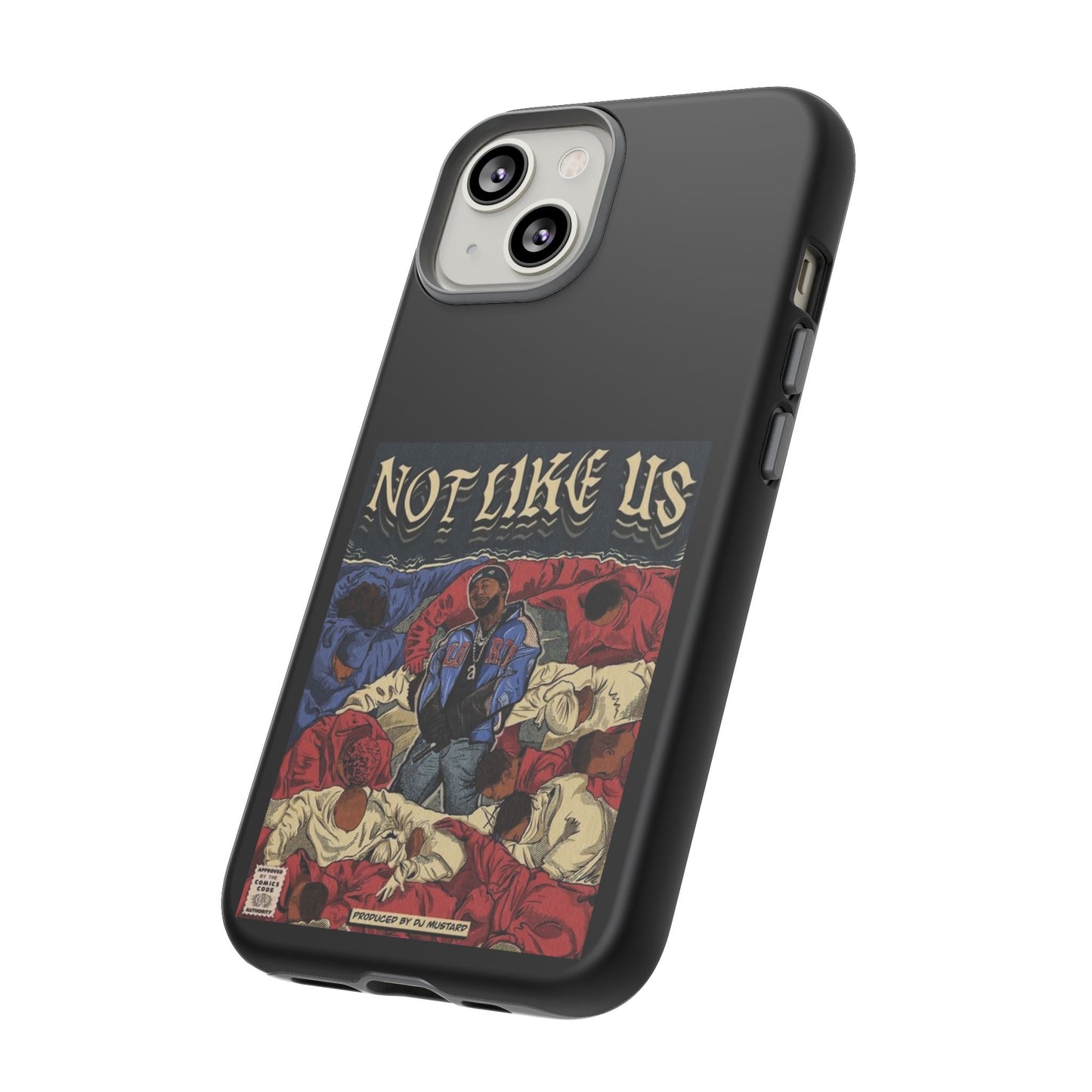 Kendrick Lamar "Not Like Us" Comic Book Cover Tough Phone Case – Hip Hop Art, Shockproof Dual-Layer Protection