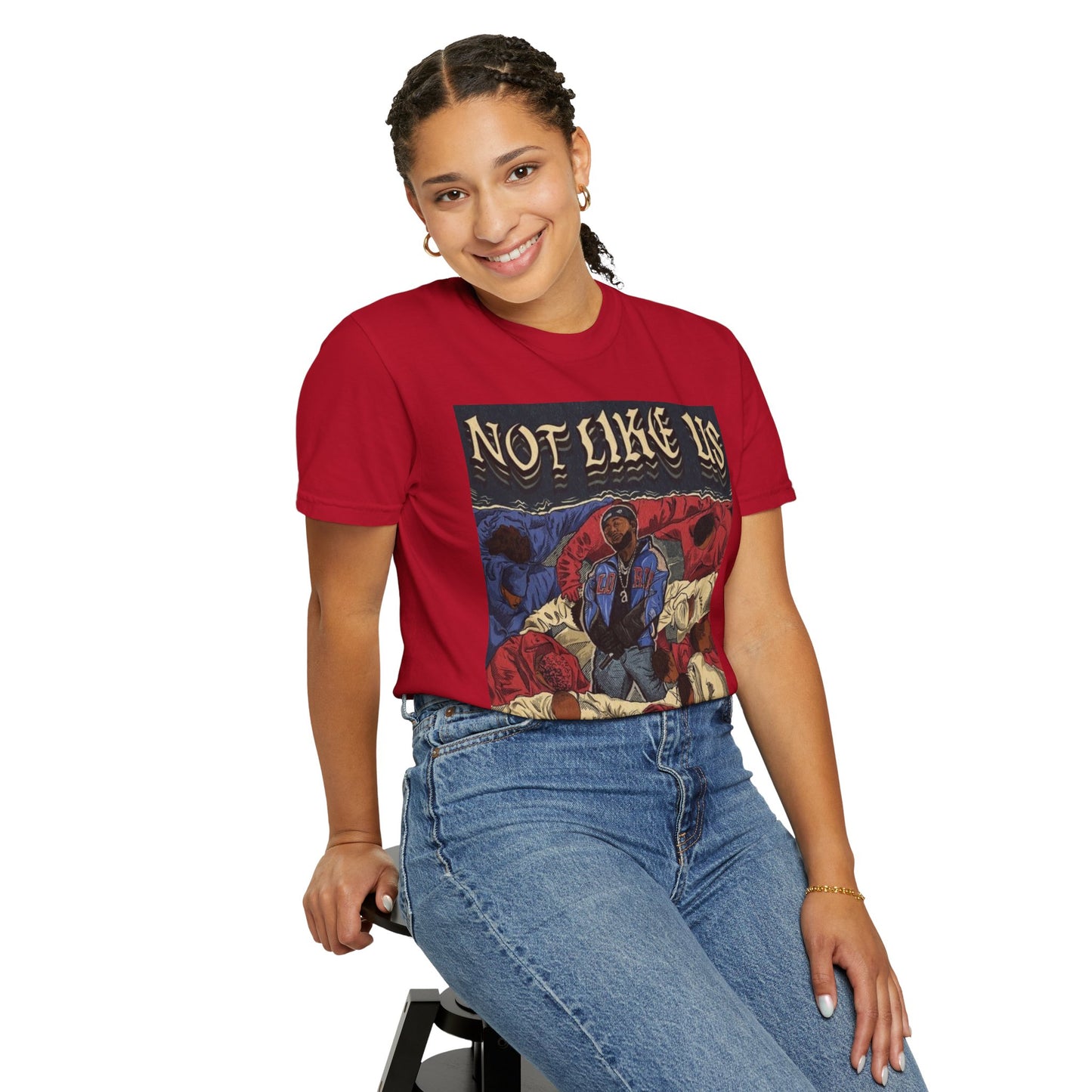 Kendrick Lamar "Not Like Us" Comic Cover - T-shirt