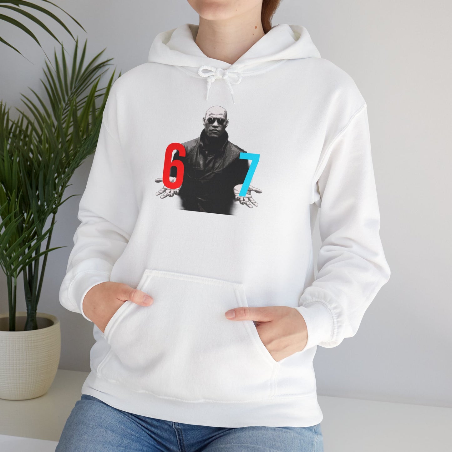 67 Morpheus Meme Graphic Hoodie – Matrix Inspired Pullover