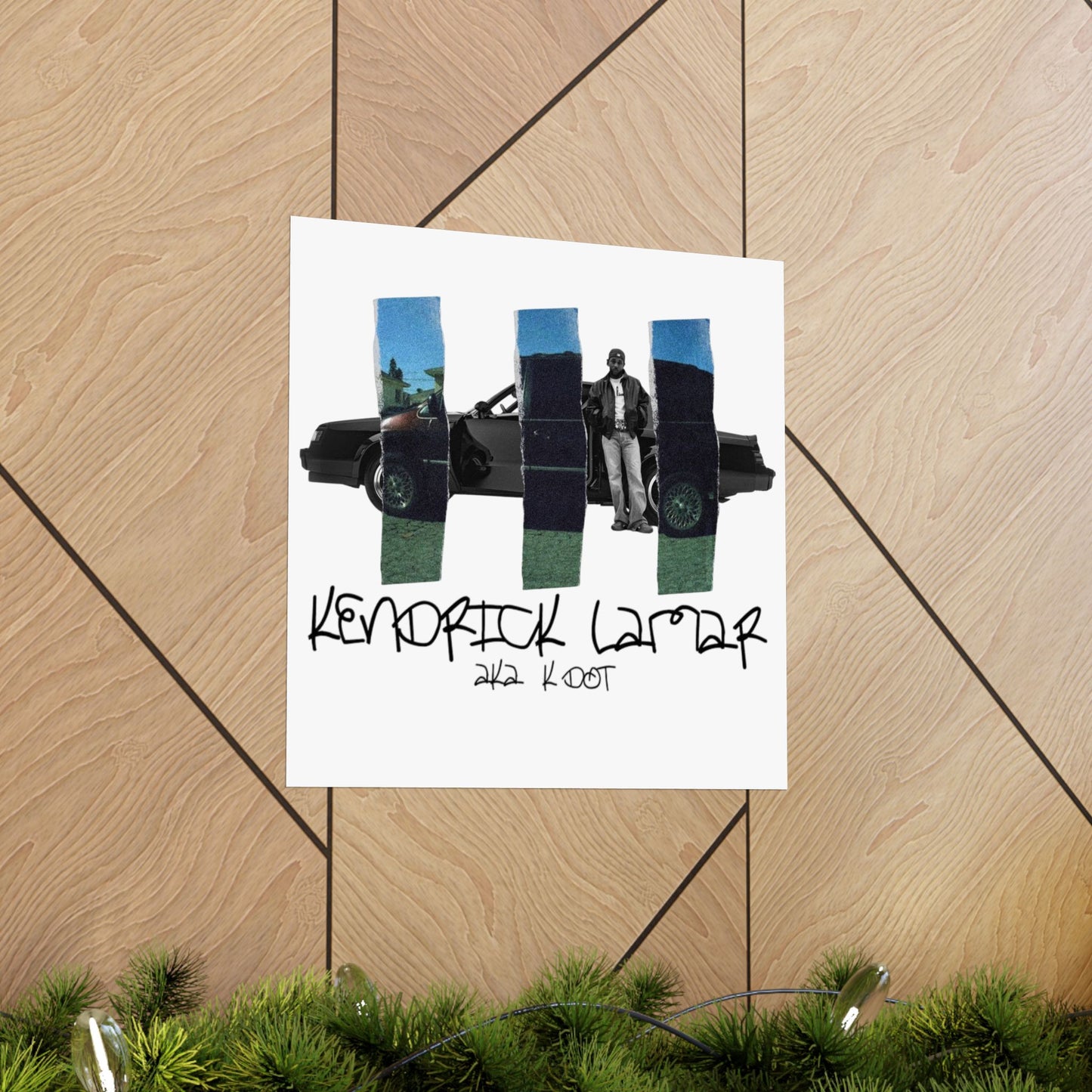 Kendrick Lamar GNX + Good Kid, m.A.A.d City Mashup Poster, Matte – Rap Wall Art, Hip-Hop Home Decor, Urban Music Print, Gift for Fan