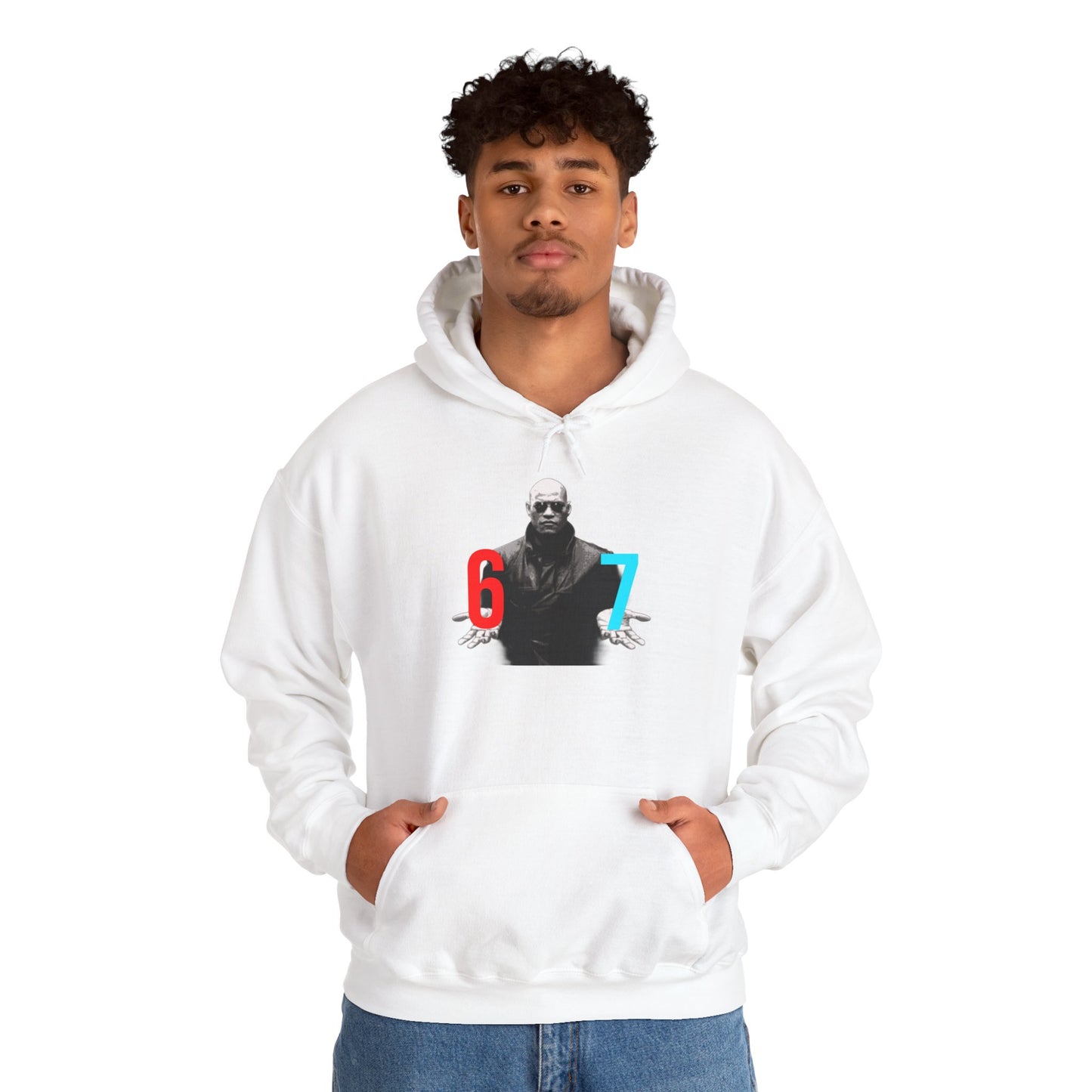 67 Morpheus Meme Graphic Hoodie – Matrix Inspired Pullover