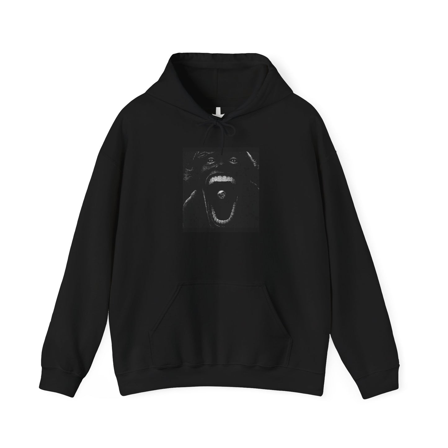 67 Meme Monster Hoodie — Scary Pullover for Meme Fans & Horror Lovers - Creepy