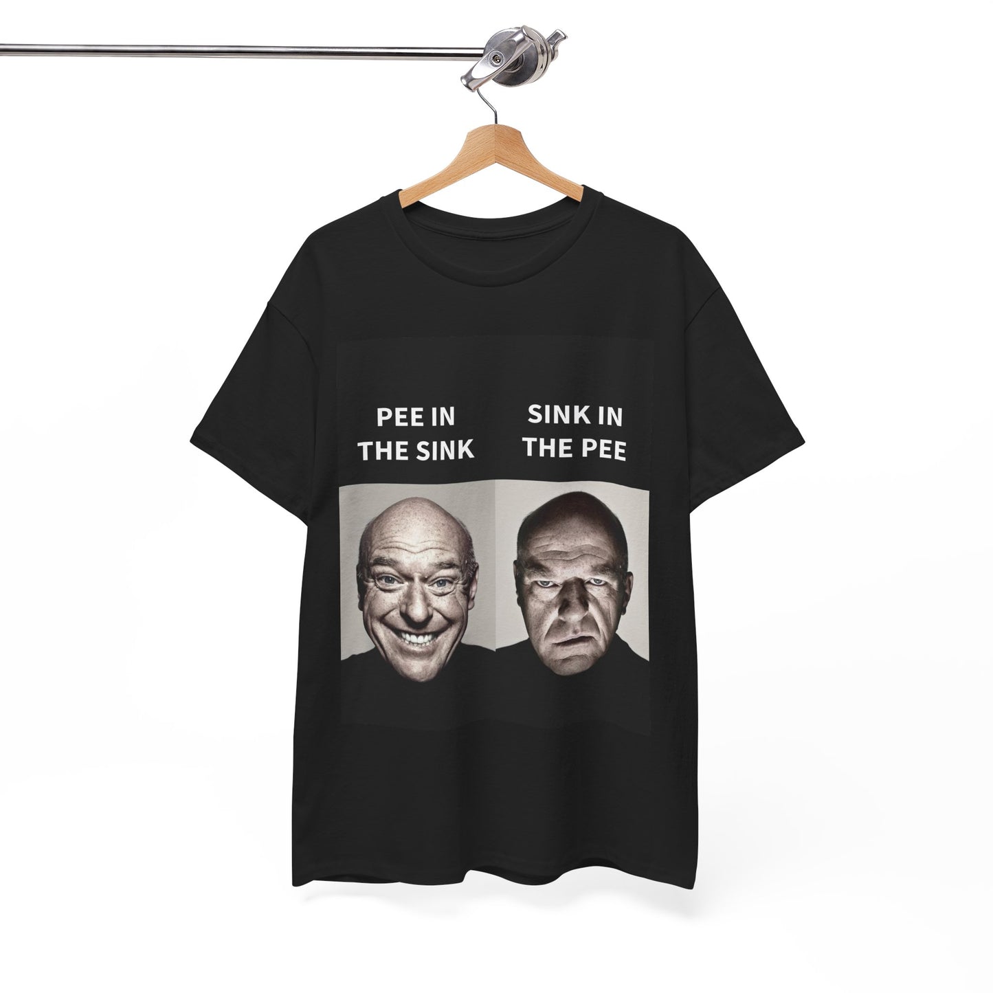 Dean Norris Breaking Bad "PEE IN THE SINK" Meme T-Shirt