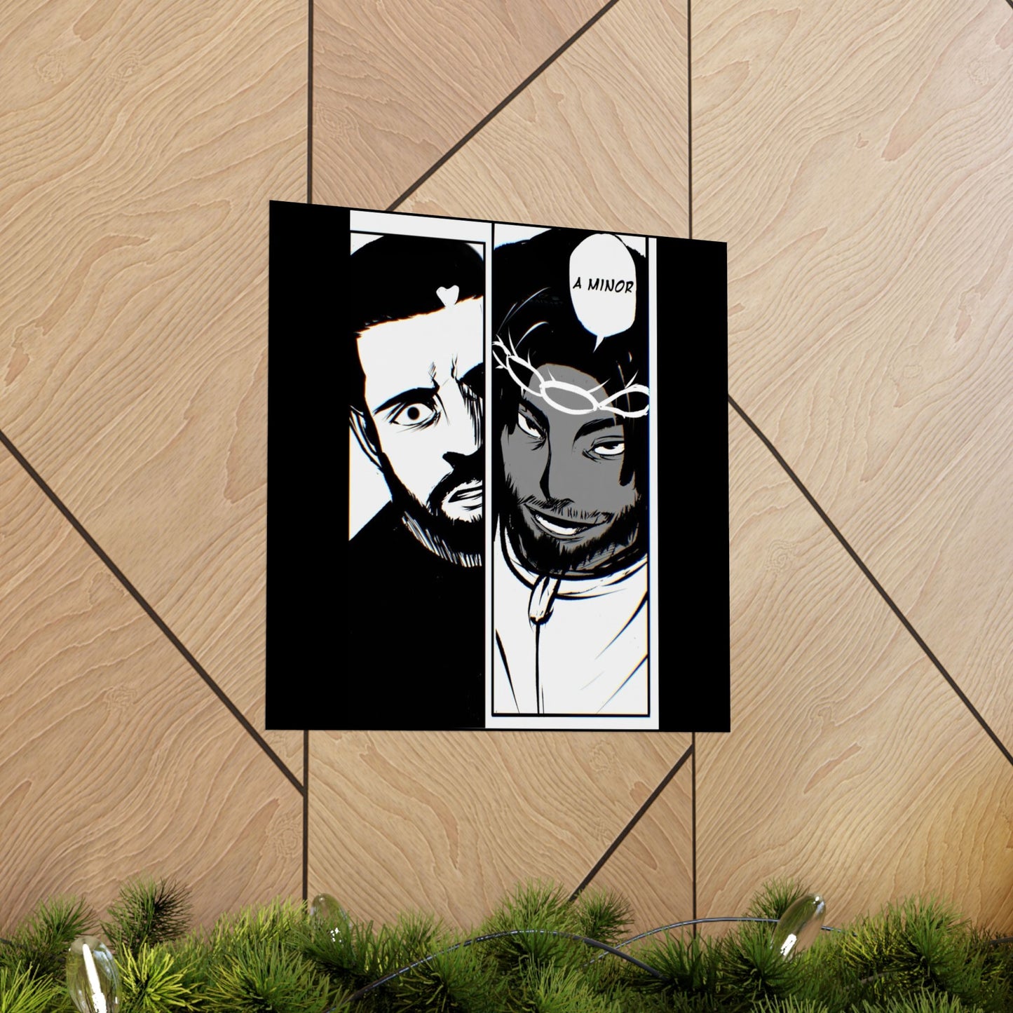 Kendrick Lamar Vs Drake Anime Battle - Matte Posters