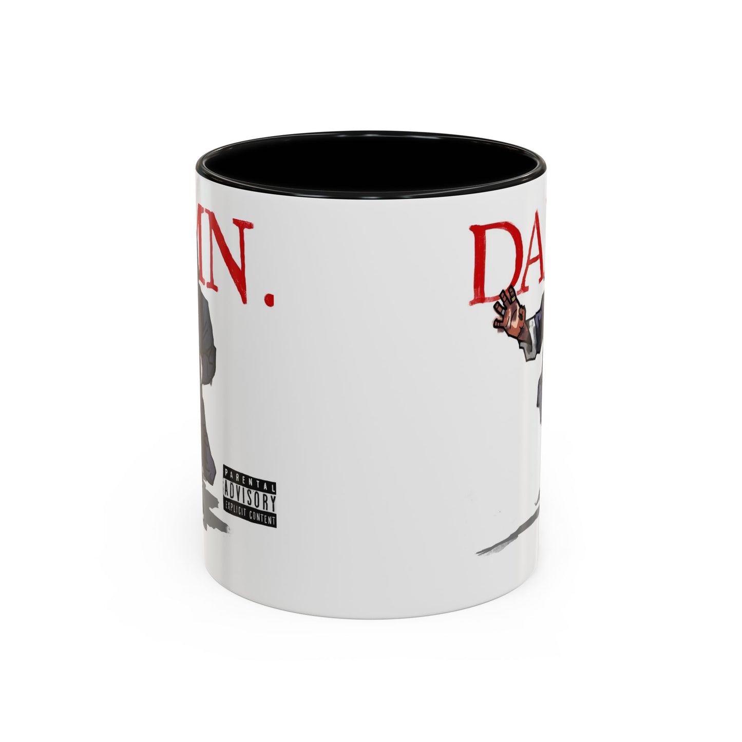 Kendrick Lamar “Kung Fu Kenny” DAMN Mug – Hip-Hop Coffee Cup, Artistic Fan Gift