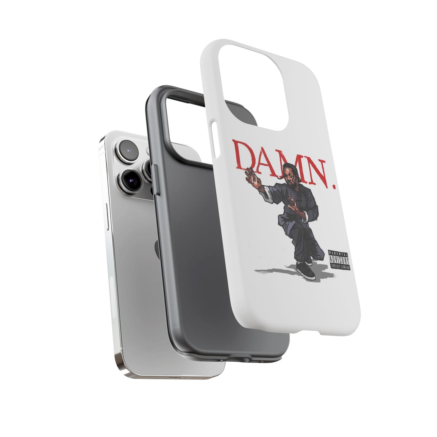 Kendrick Lamar “Kung Fu Kenny” DAMN Album Tough Phone Case – Shockproof Dual Layer Cover