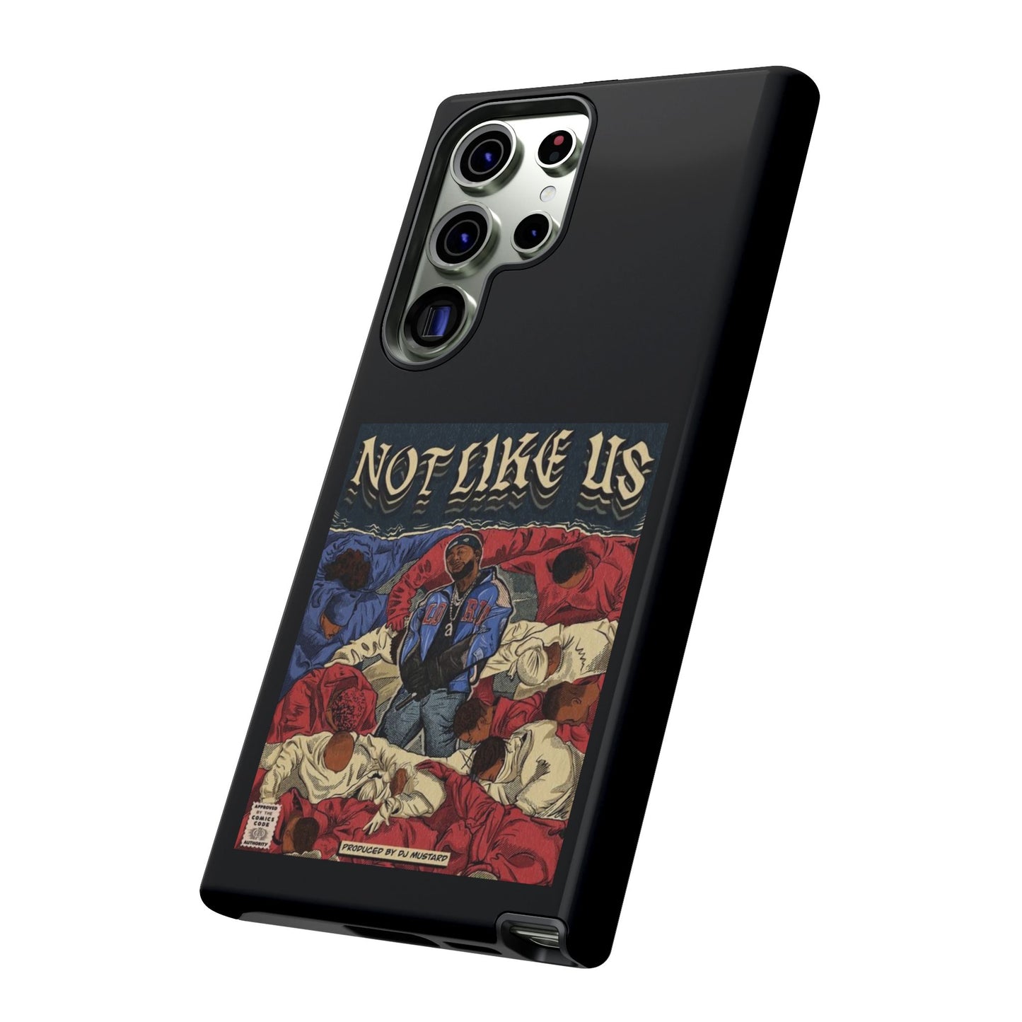 Kendrick Lamar "Not Like Us" Comic Book Cover Tough Phone Case – Hip Hop Art, Shockproof Dual-Layer Protection