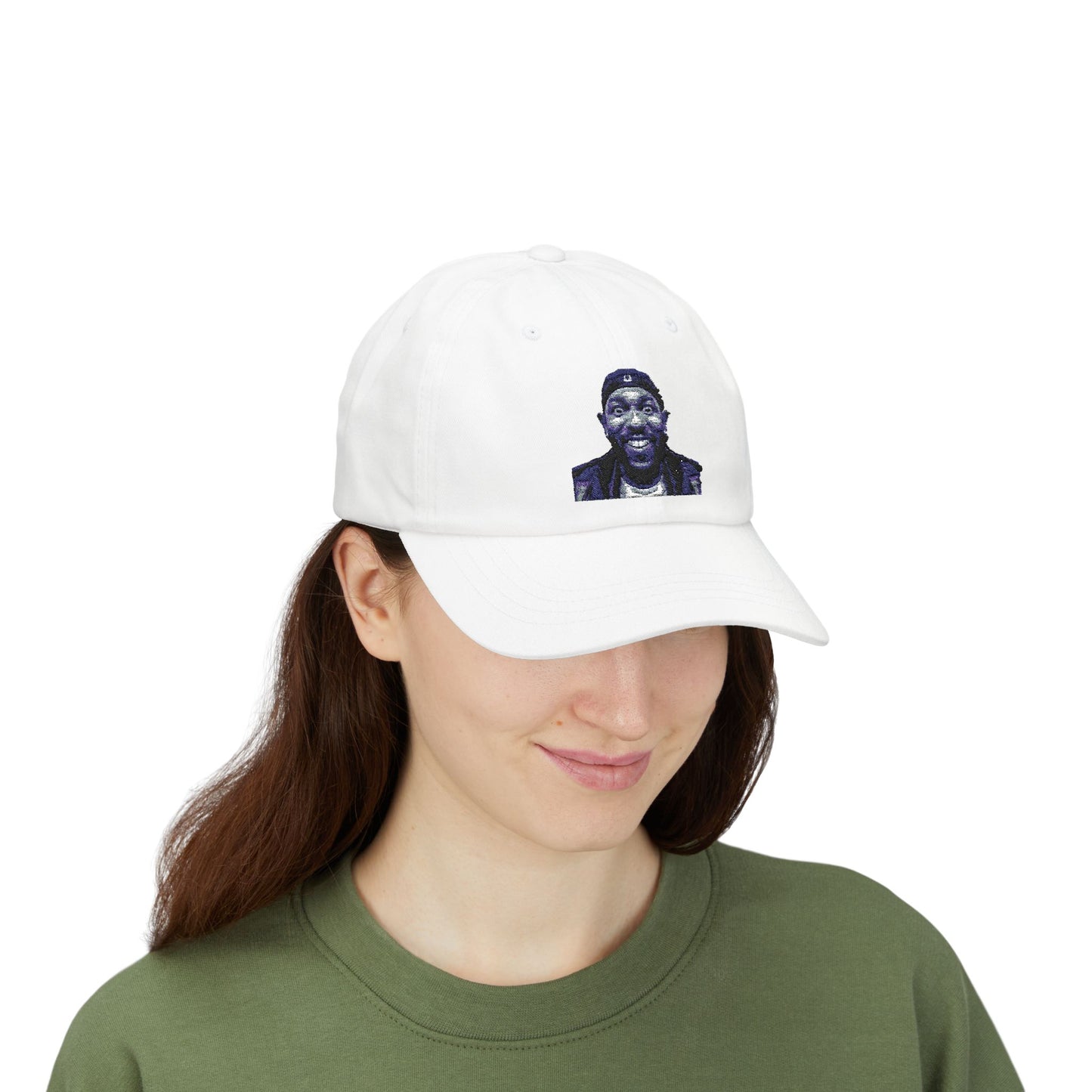 Kendrick Lamar Meme Face Mustard - Embroidered Dad Hat