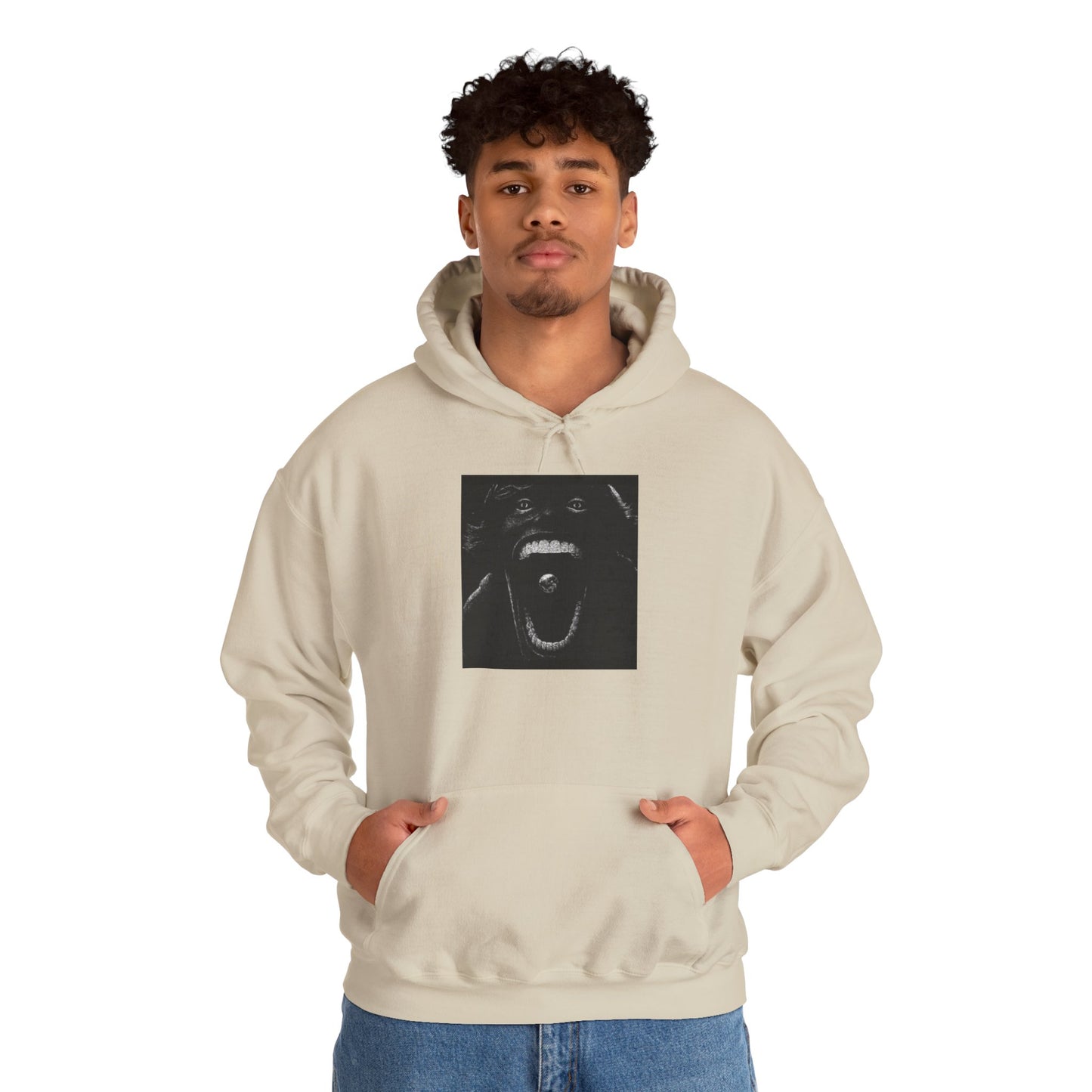 67 Meme Monster Hoodie — Scary Pullover for Meme Fans & Horror Lovers - Creepy