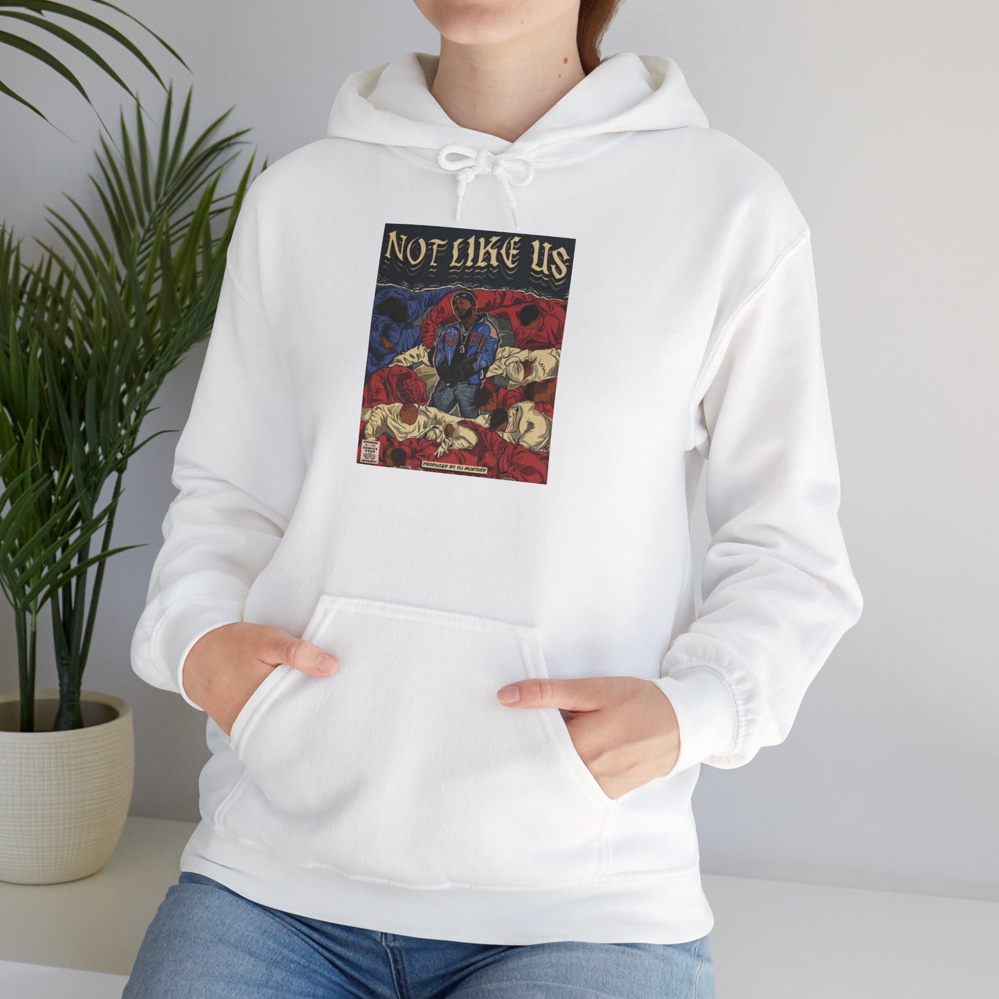 Kendrick Lamar "Not Like Us" Comic Book Hoodie – Hip Hop Fan Art Sweatshirt, Unisex Streetwear Gift