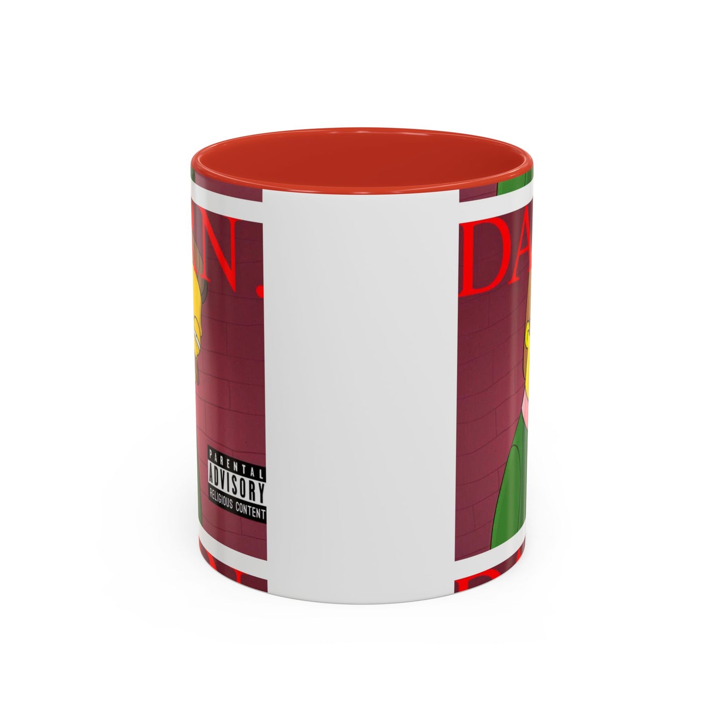 Kendrick Lamar x Simpsons "DARN" Ned Flanders Mashup Mug – Funny Hip Hop Accent Coffee Cup – 11oz & 15oz