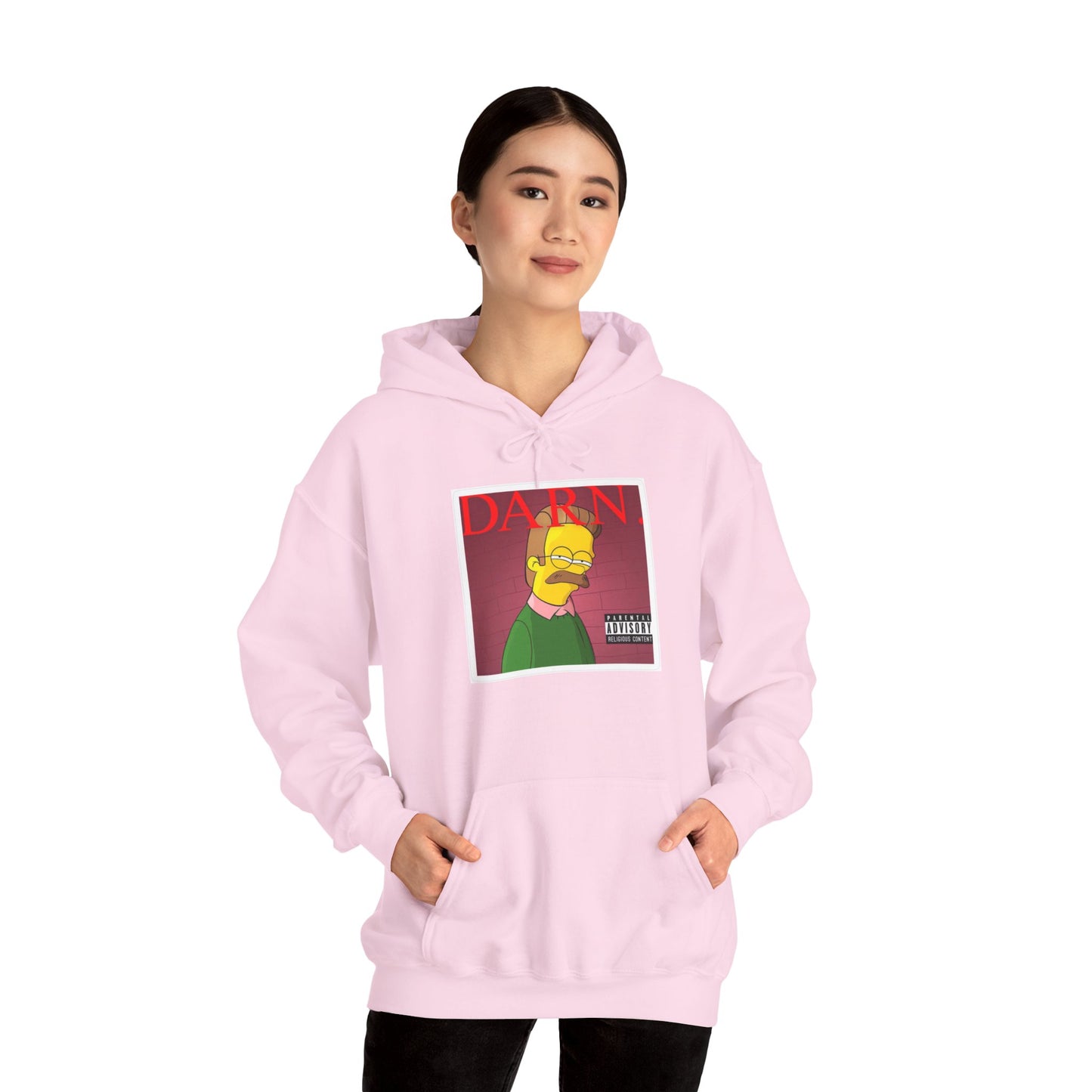 Kendrick Lamar X Simpsons "DARN" Ned Flanders Mashup Hoodie – Funny Rap Streetwear