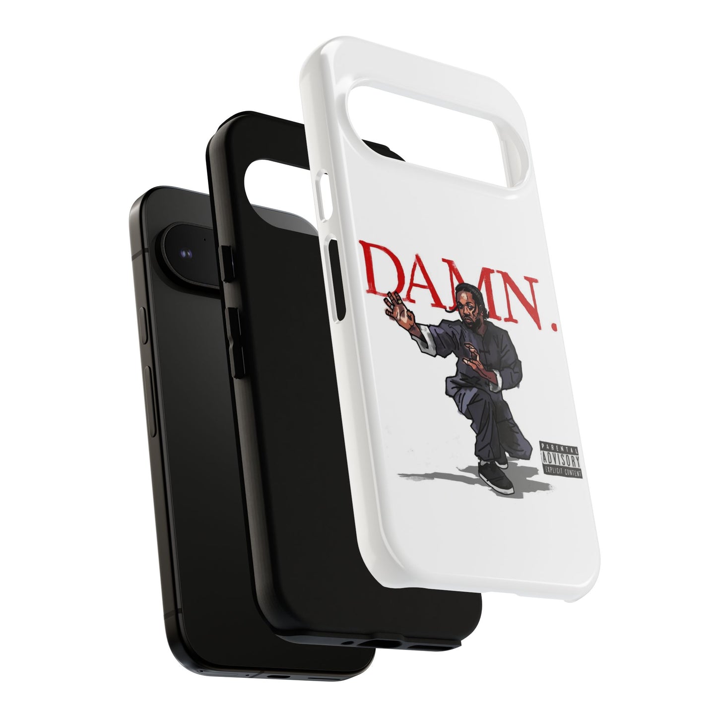 Kendrick Lamar “Kung Fu Kenny” DAMN Album Tough Phone Case – Shockproof Dual Layer Cover