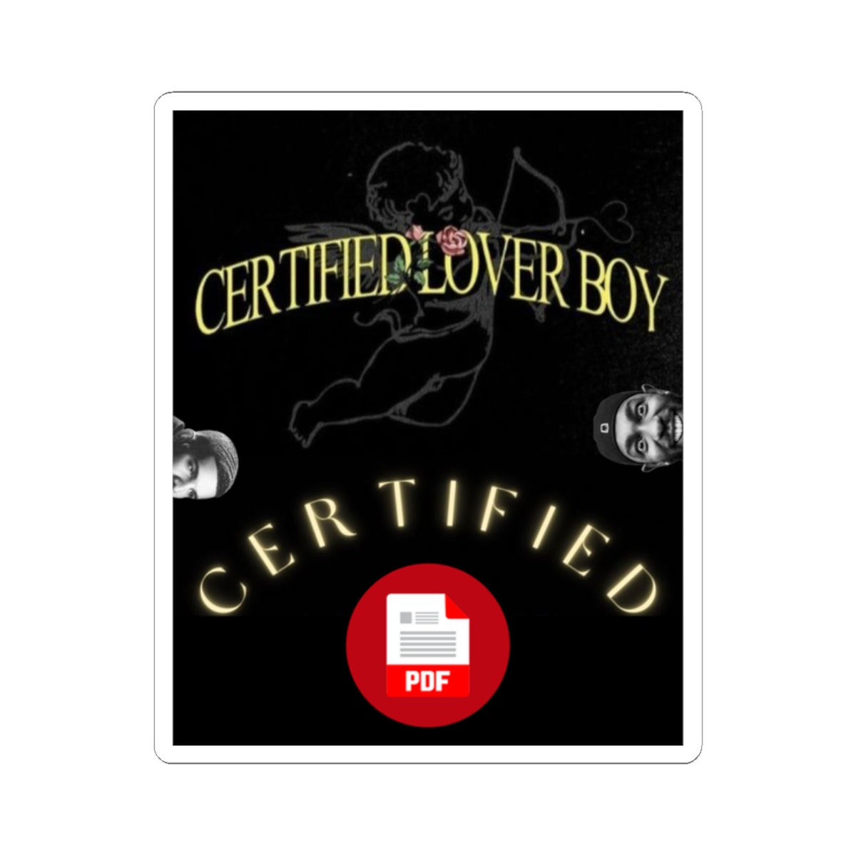 Kendrick Vs. Drake "Certified Lover Boy" Diss - Sticker Kiss-Cut