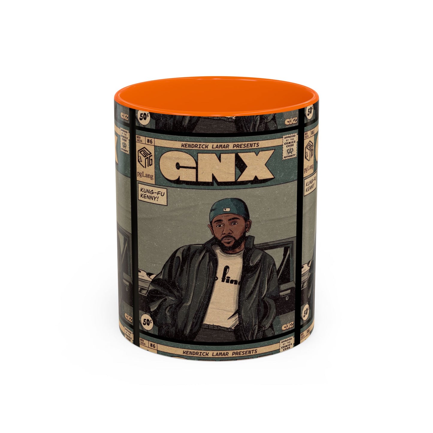 Kendrick Lamar "GNX" Comic Cover Mug – Hip-Hop Art Coffee Cup, Gift for Music Fans