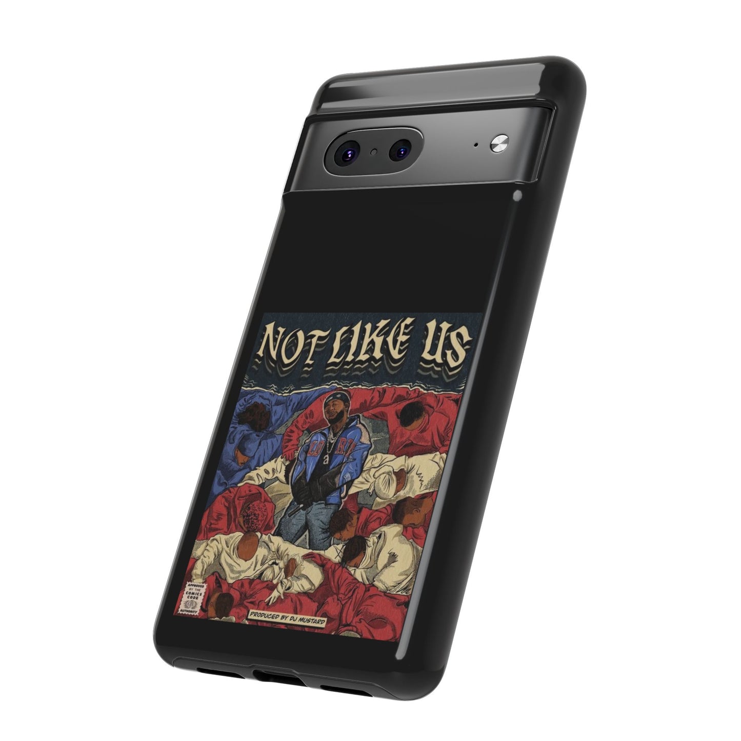 Kendrick Lamar "Not Like Us" Comic Book Cover Tough Phone Case – Hip Hop Art, Shockproof Dual-Layer Protection
