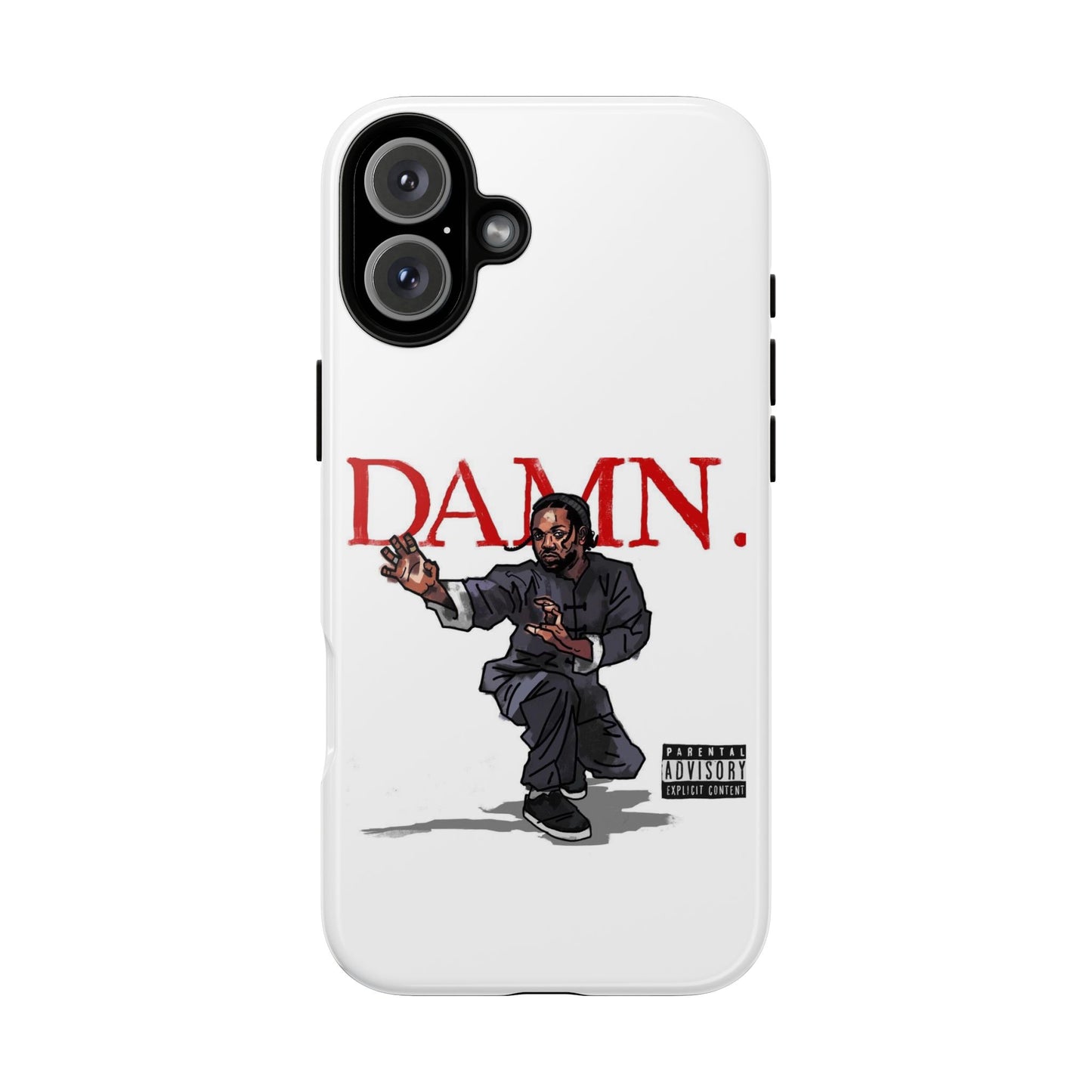 Kendrick Lamar “Kung Fu Kenny” DAMN Album Tough Phone Case – Shockproof Dual Layer Cover