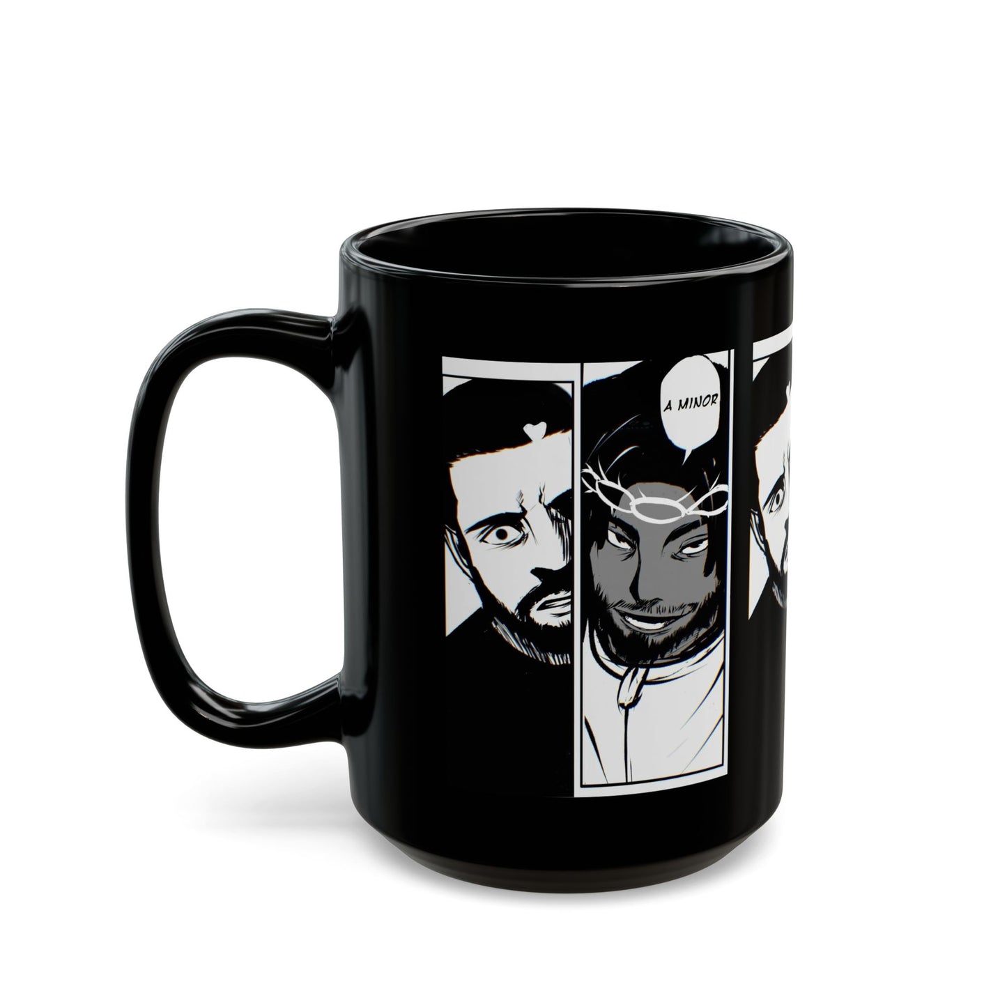 Kendrick Lamar Drake Anime Battle - Mug, Black (11oz, 15oz)