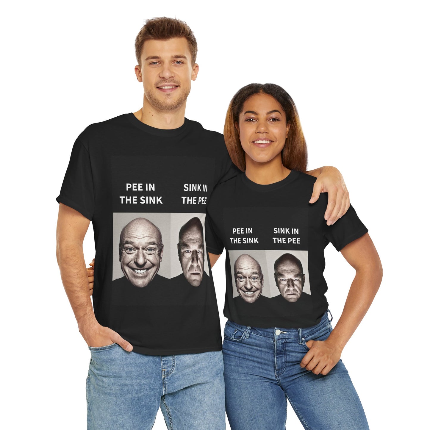 Dean Norris Breaking Bad "PEE IN THE SINK" Meme T-Shirt - WAS $24.99