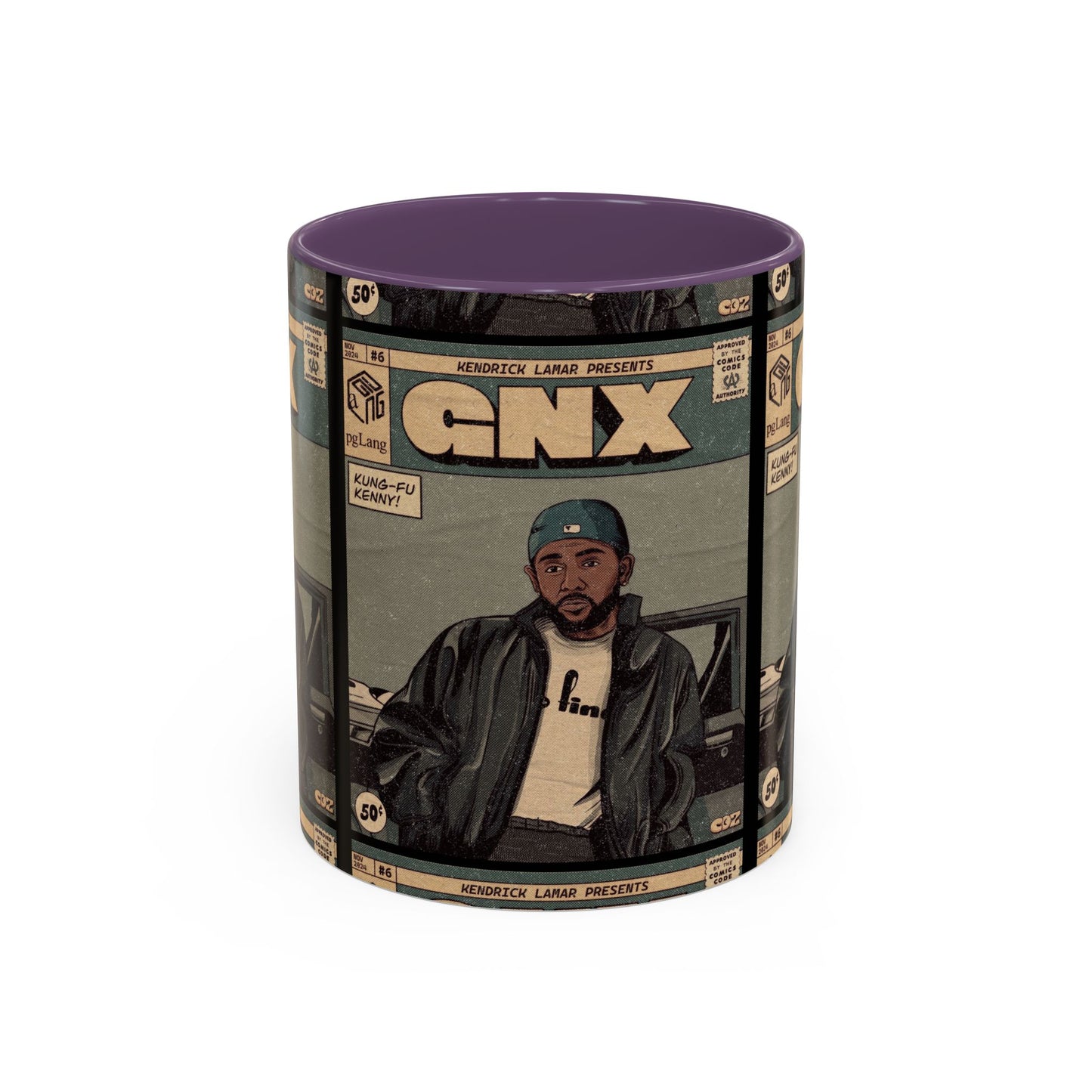 Kendrick Lamar "GNX" Comic Cover Mug – Hip-Hop Art Coffee Cup, Gift for Music Fans