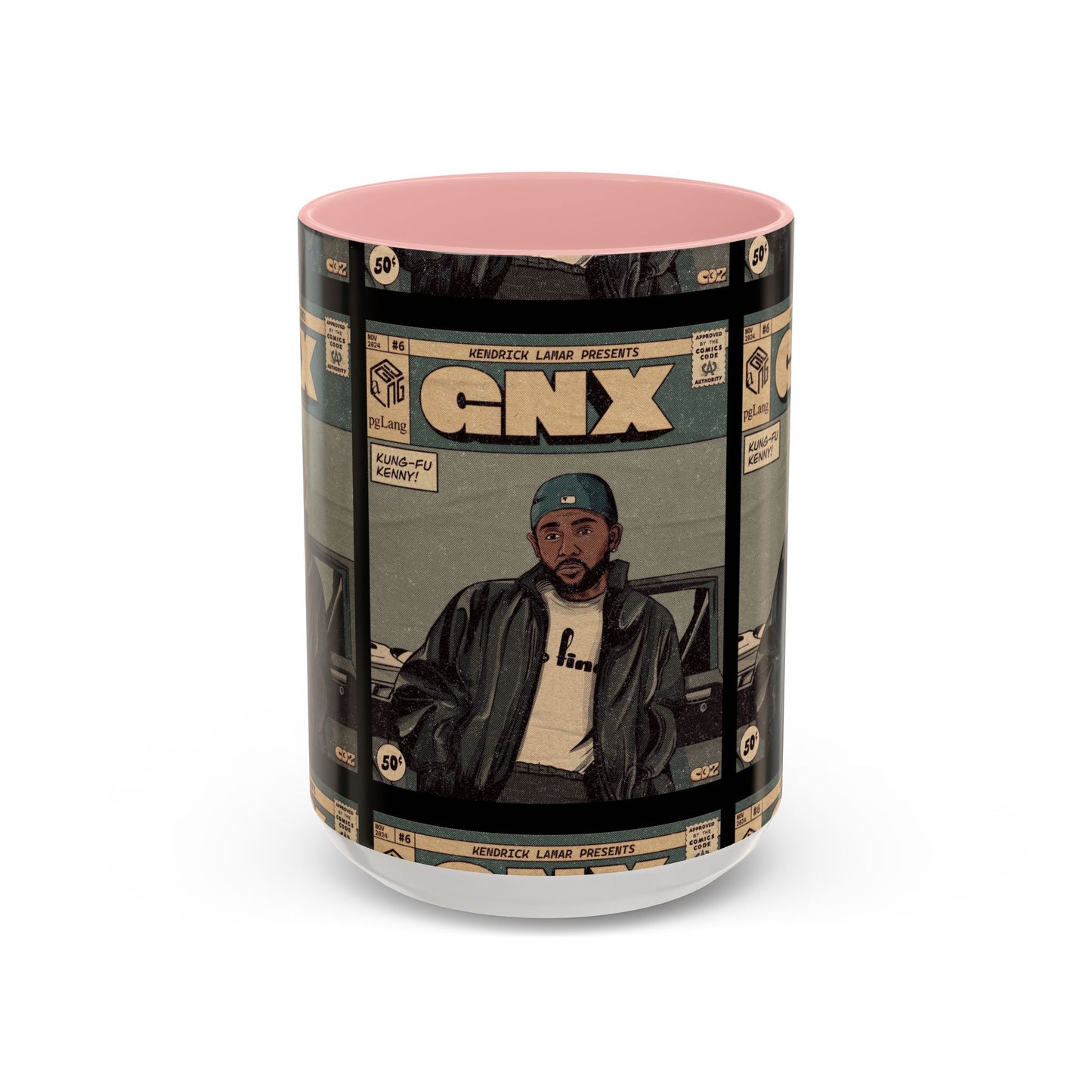 Kendrick Lamar "GNX" Comic Cover Mug – Hip-Hop Art Coffee Cup, Gift for Music Fans