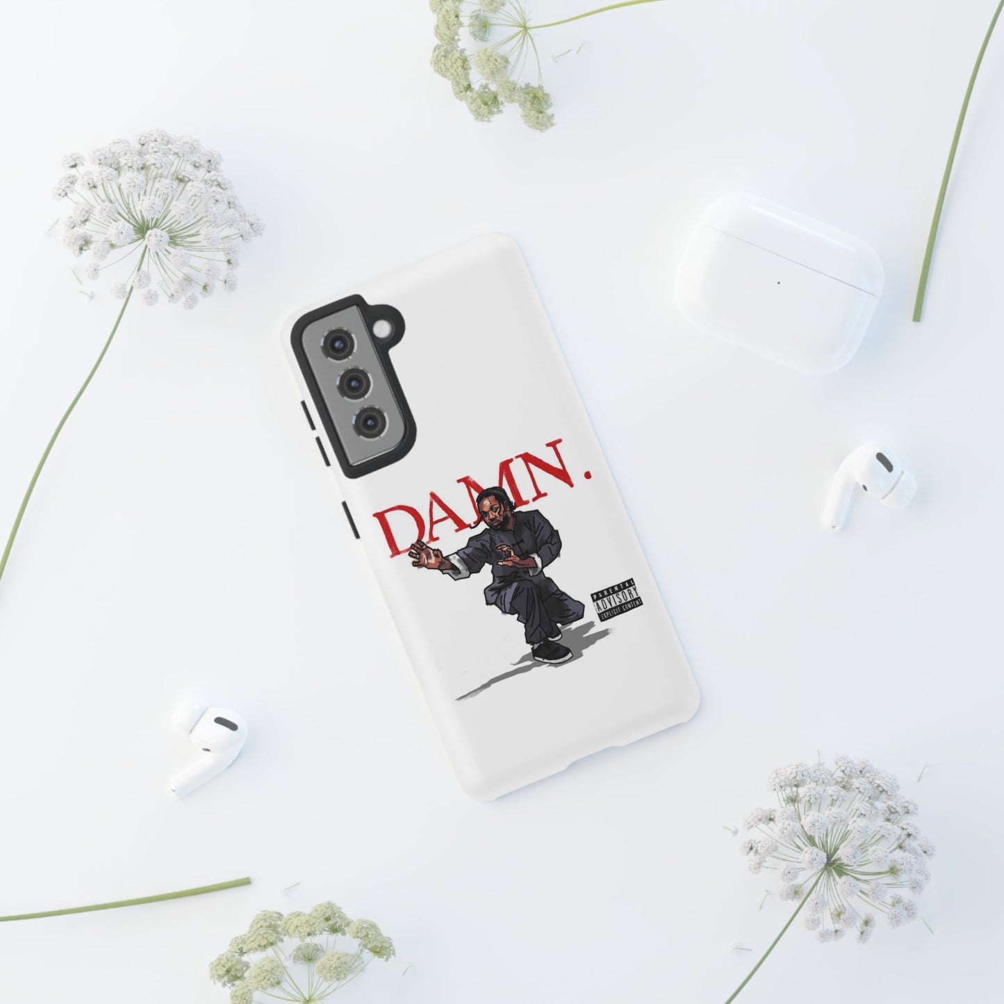 Kendrick Lamar “Kung Fu Kenny” DAMN Album Tough Phone Case – Shockproof Dual Layer Cover