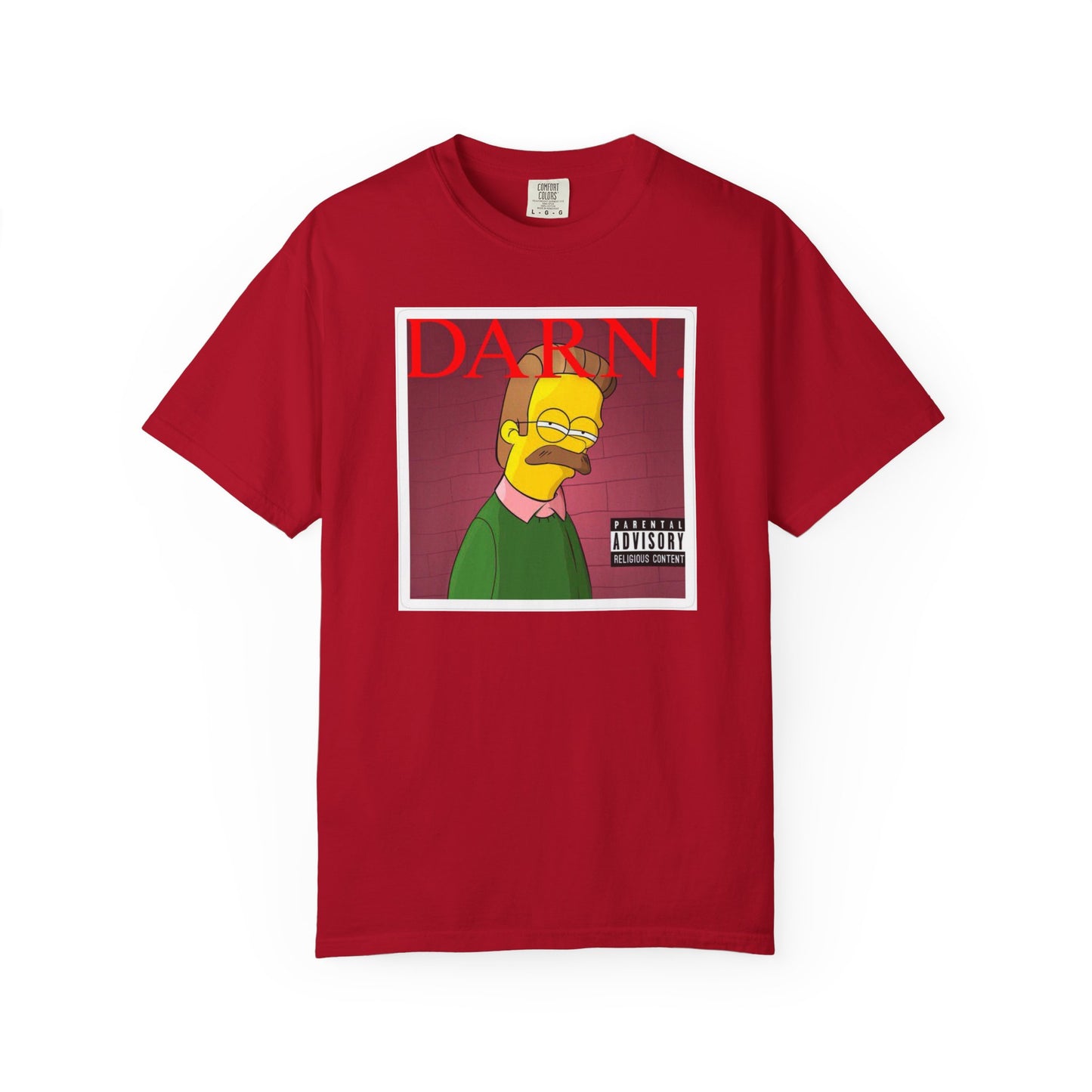 Kendrick Lamar X Simpsons 'Darn' Ned Flanders Mashup - T-shirt, Graphic Tee, Unisex