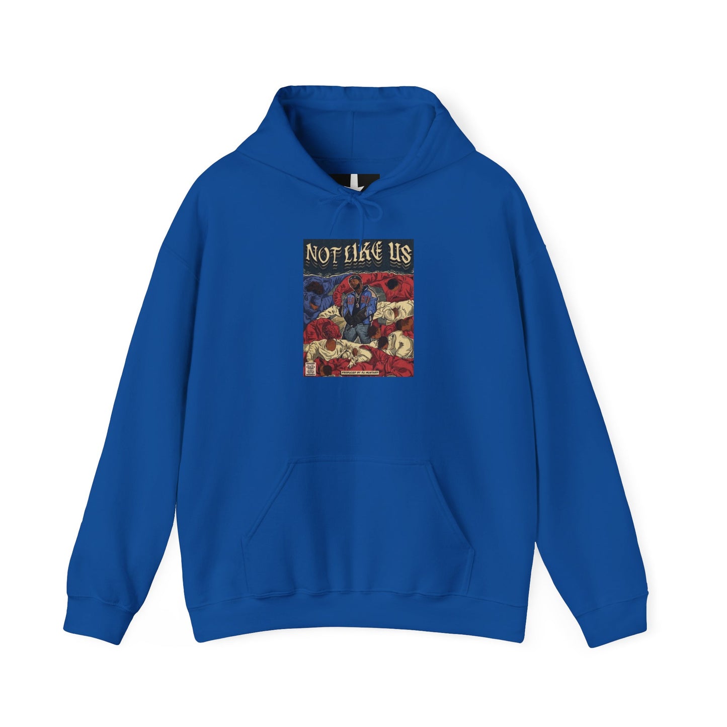 Kendrick Lamar "Not Like Us" Comic Book Hoodie – Hip Hop Fan Art Sweatshirt, Unisex Streetwear Gift