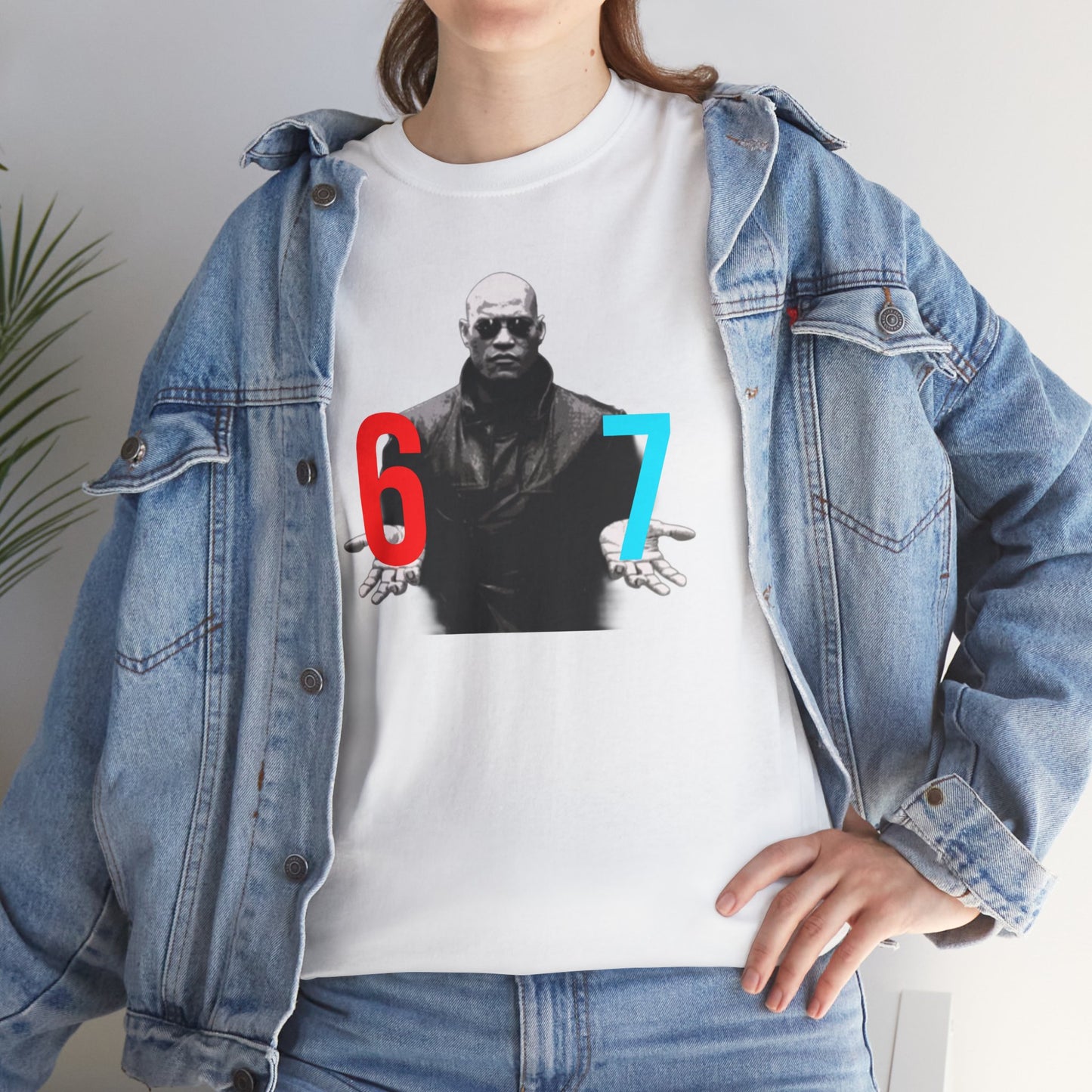 67 Morpheus Meme Graphic Tee – Matrix Inspired Vintage Style T-Shirt