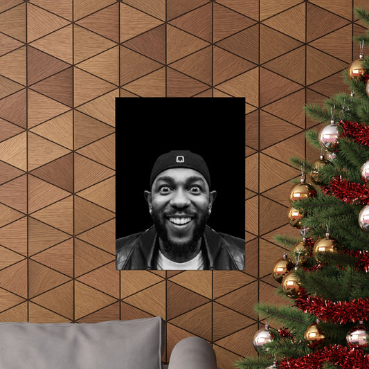 Kendrick Lamar Meme Face Mustard - Matte Posters