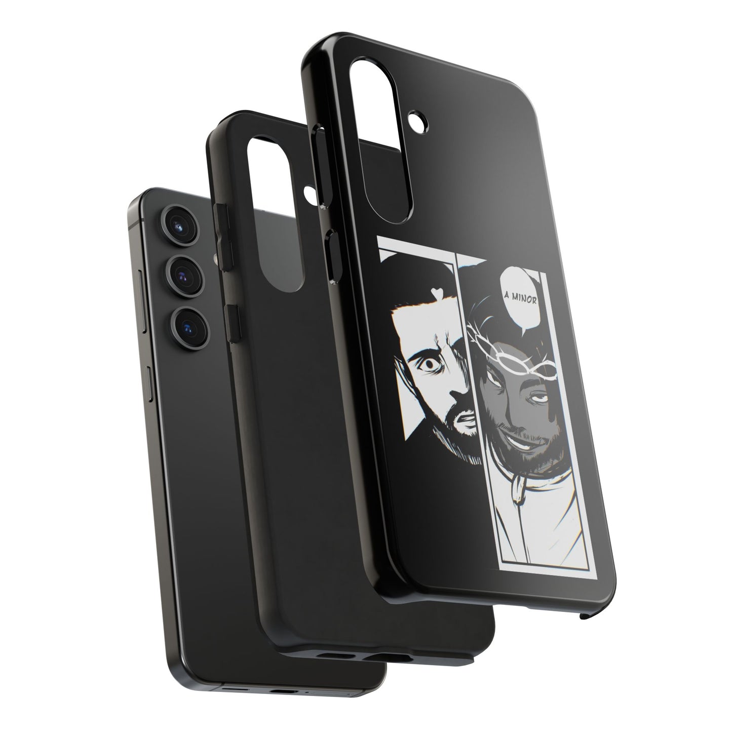 Kendrick Lamar Drake Anime Battle - Phone Case
