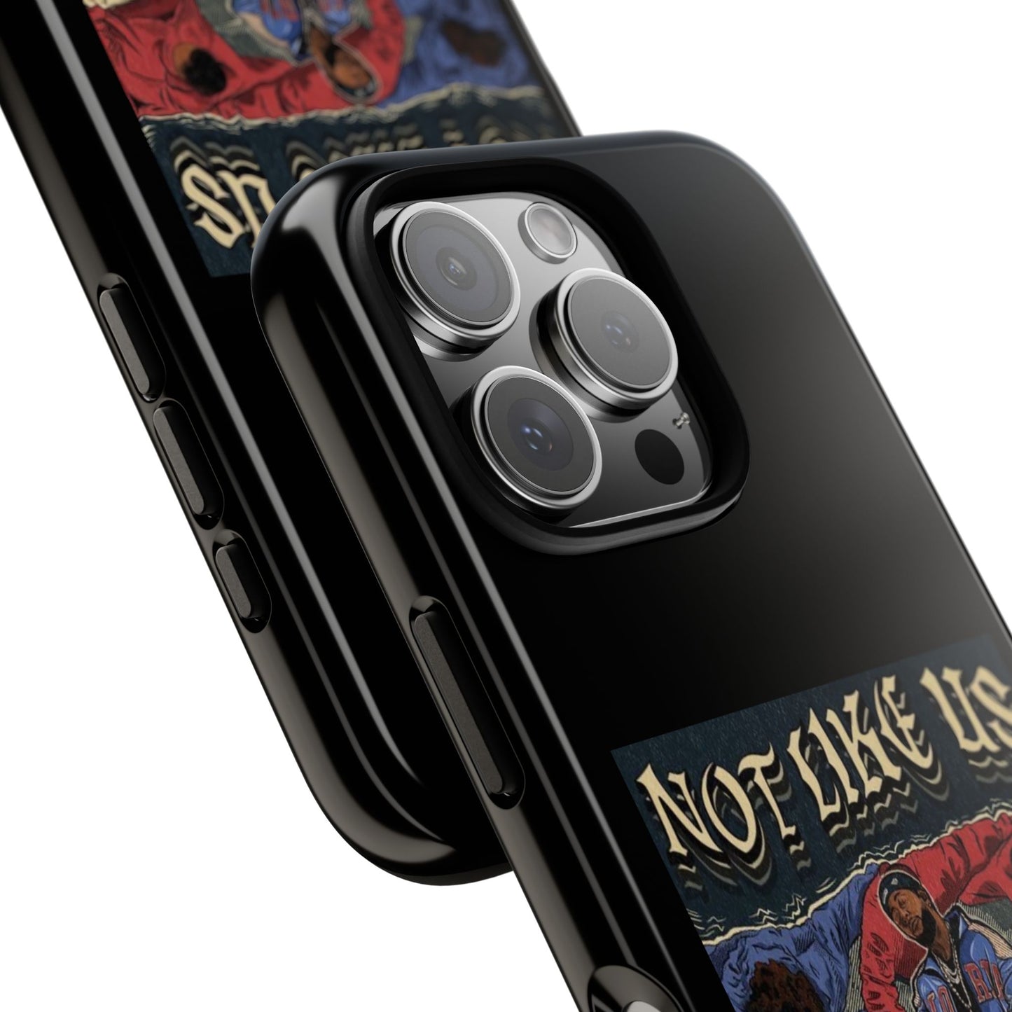 Kendrick Lamar "Not Like Us" Comic Book Cover Tough Phone Case – Hip Hop Art, Shockproof Dual-Layer Protection
